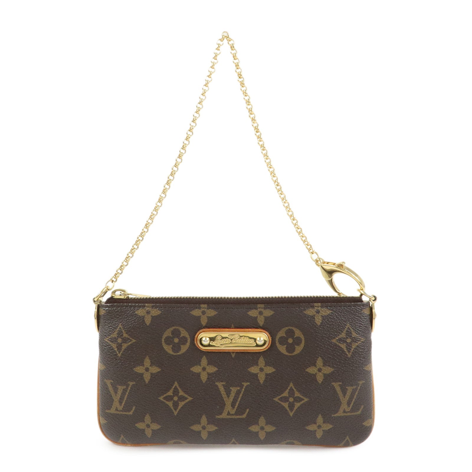 Louis Vuitton Monogram Pochette Milla MM Chain Hand Bag M60094