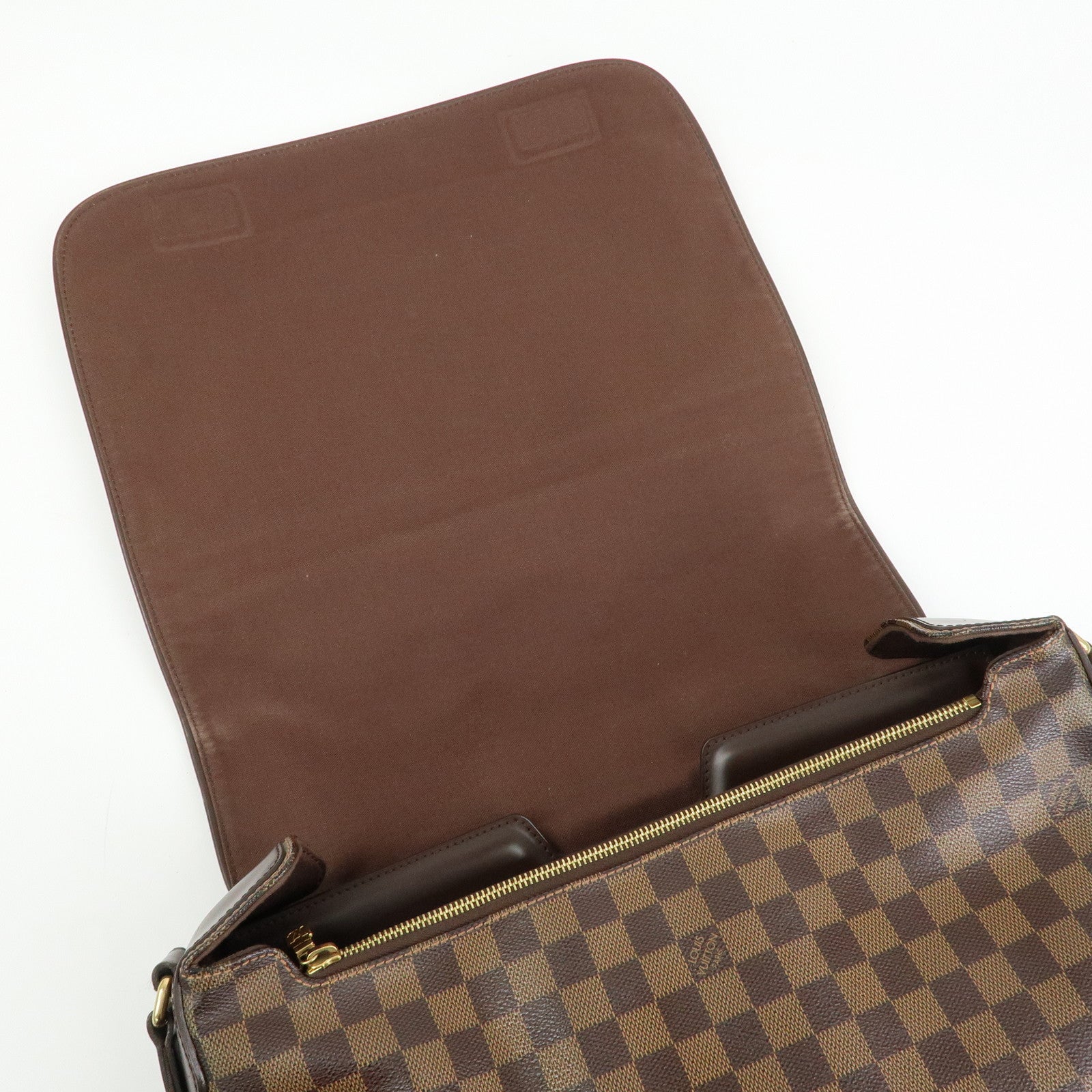 Louis Vuitton Damier Spencer Shoulder Bag Damier Ebene Brown N58021
