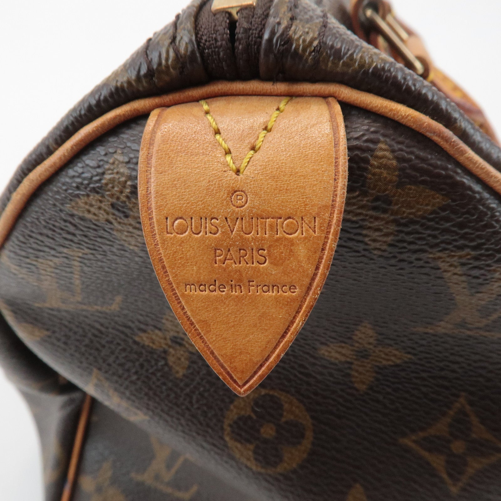 Louis Vuitton Monogram Speedy 25 Hand Bag Boston Bag M41528