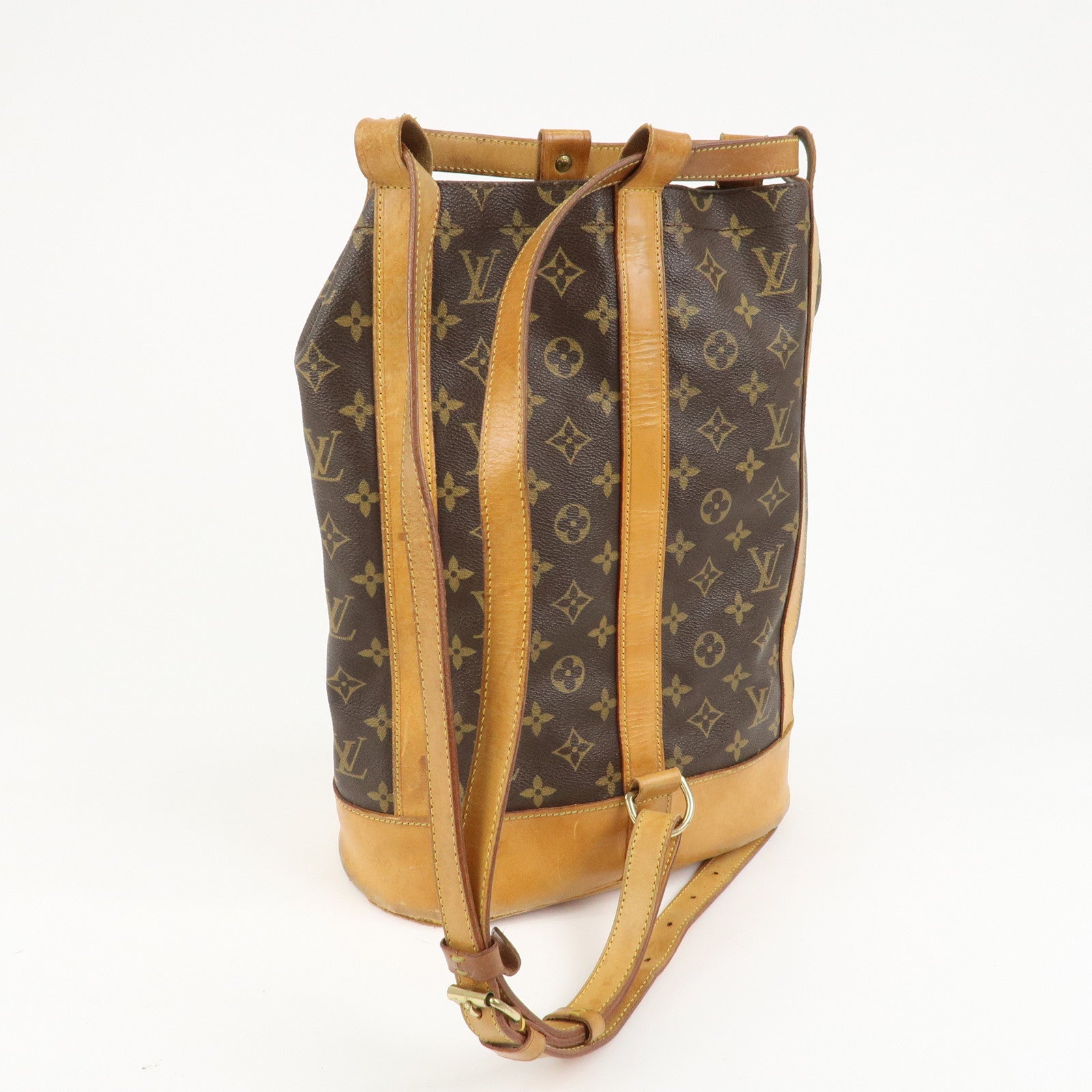 Louis Vuitton Monogram Randonnee PM Shoulder Bag Brown M42243