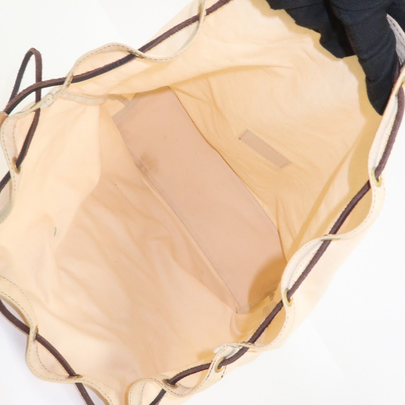 LOEWE Anagram PVC Leather Tote Bag Shoulder Bag Brown