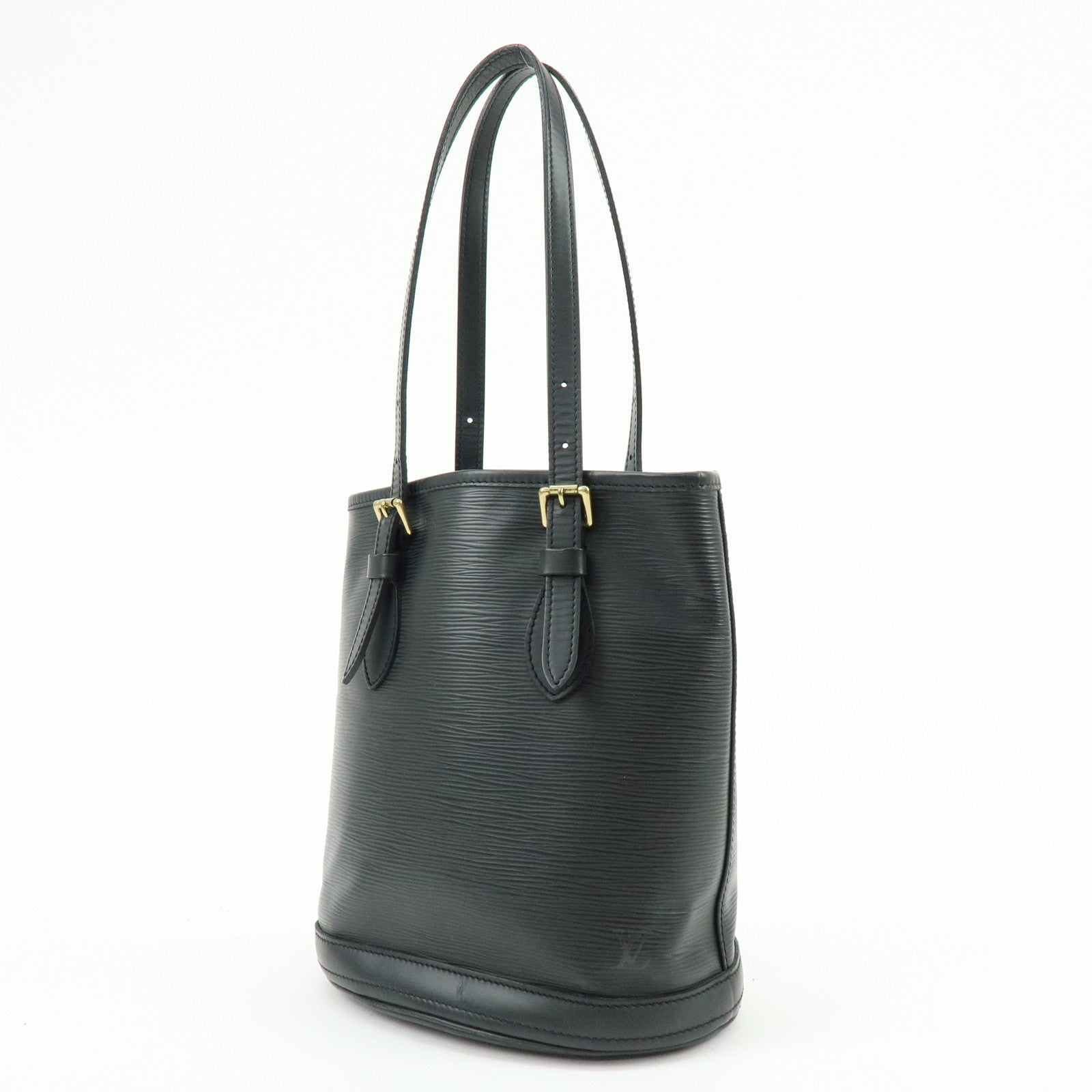 Louis Vuitton Epi Petit Bucket PM Shoulder Bag Noir M58992