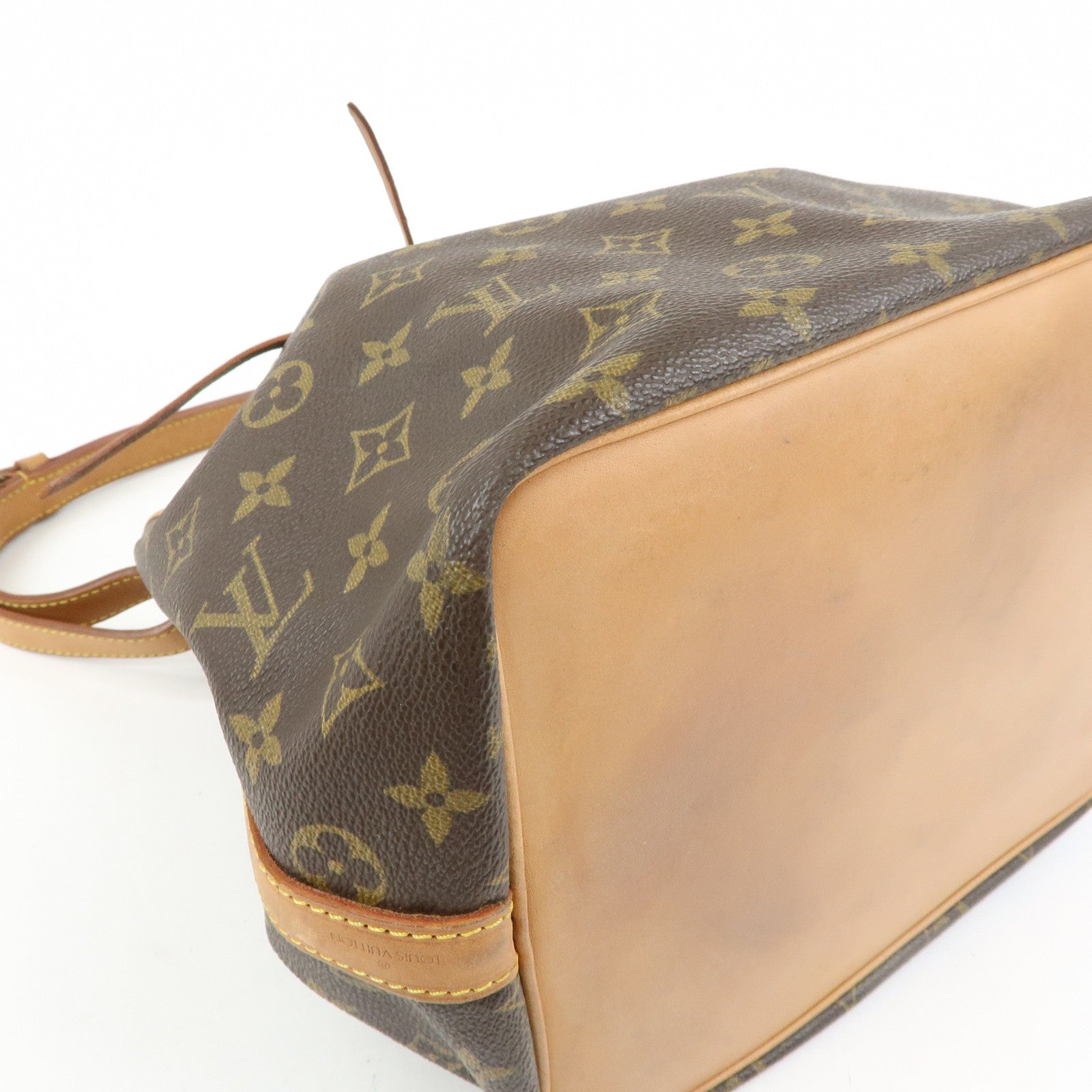 Louis Vuitton Monogram Petit Noe Shoulder Bag Brown M42226