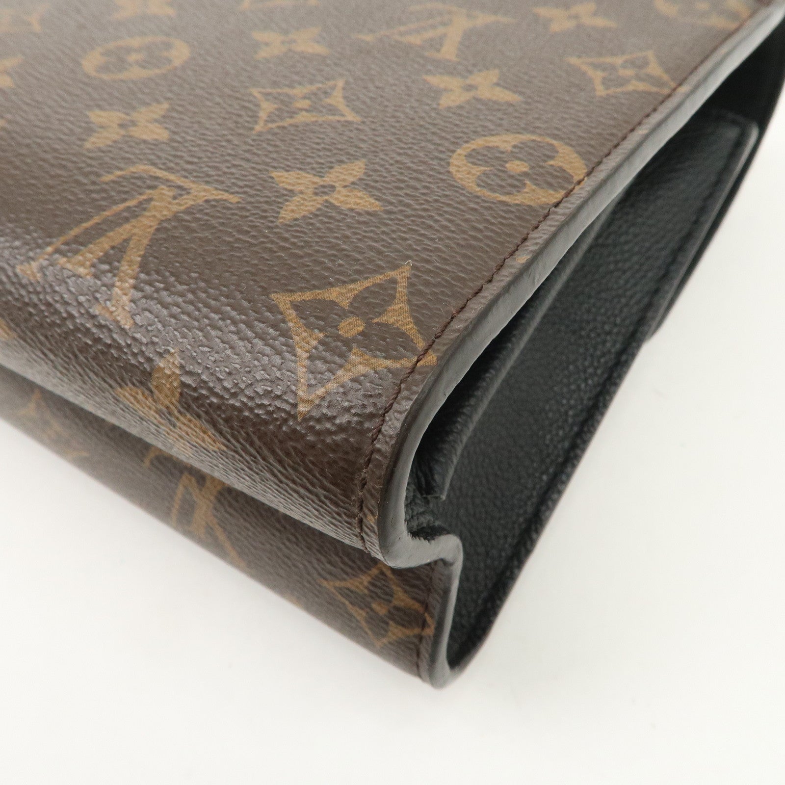 Louis Vuitton Monogram Victoire Chain Shoulder Bag Brown M41730 Used