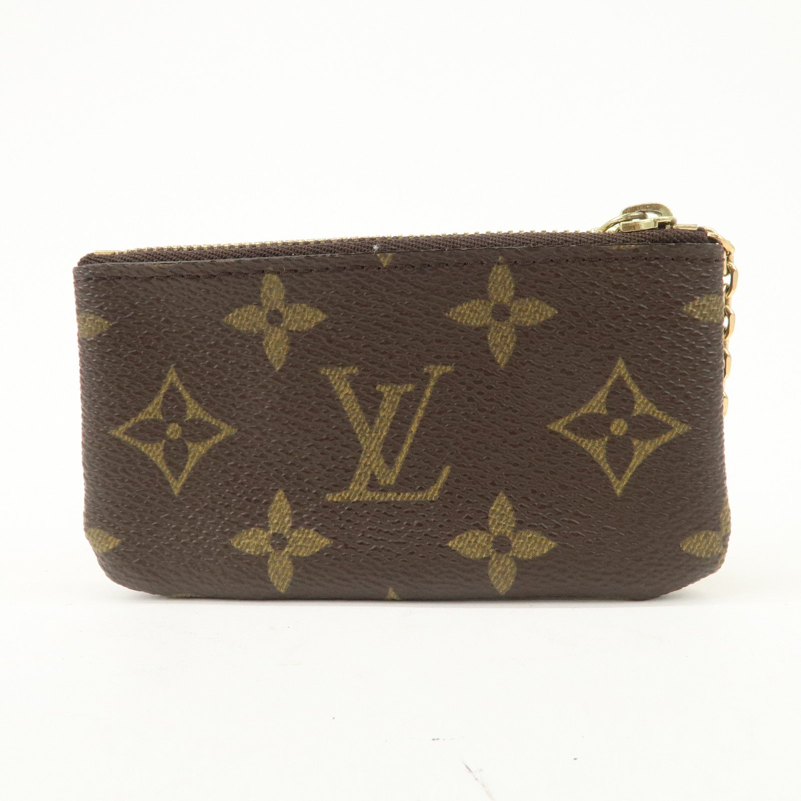 Louis Vuitton Monogram Pochette Cles Coin Case Key Case M62650