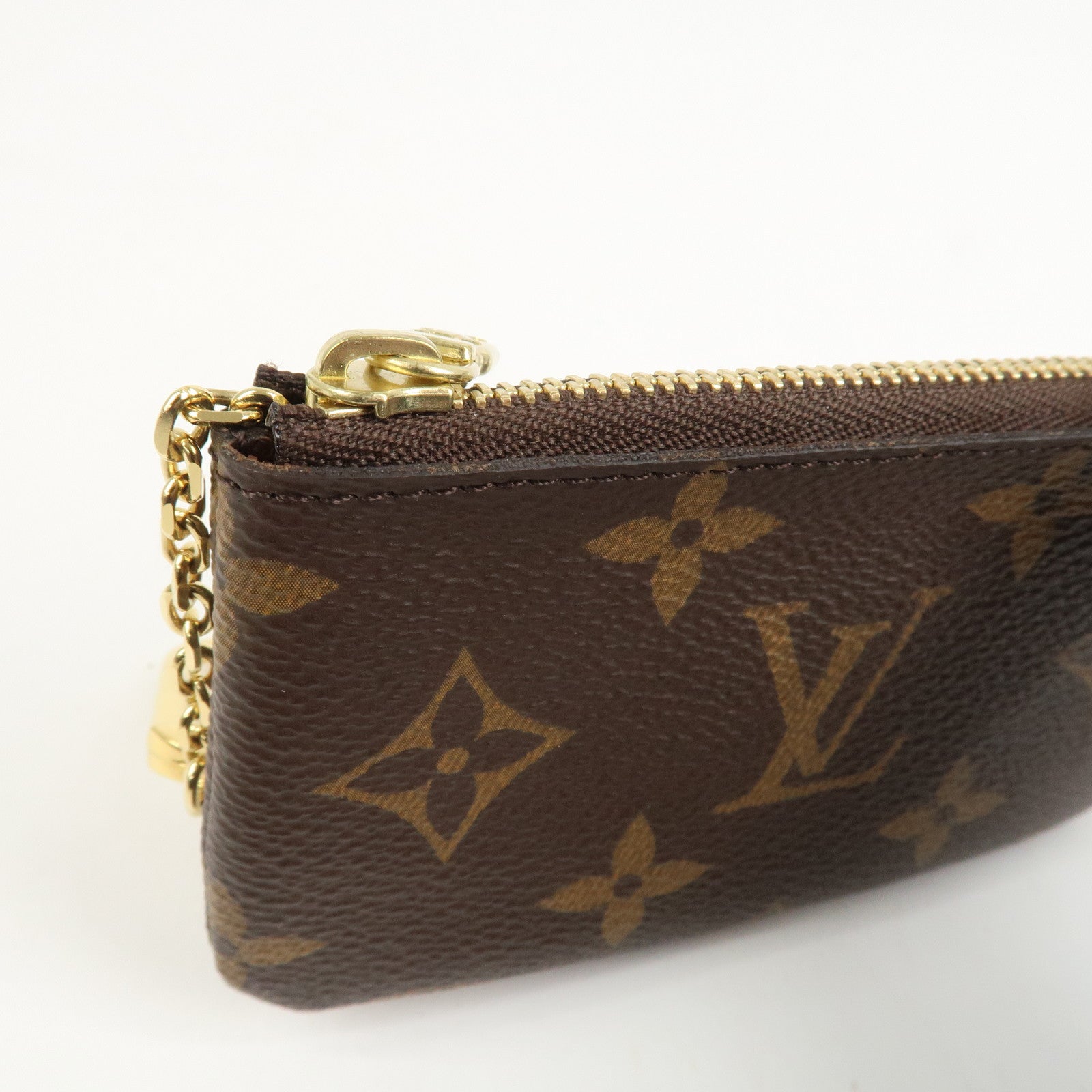 Louis Vuitton Monogram Pochette Cles Coin Case Key Case M62650
