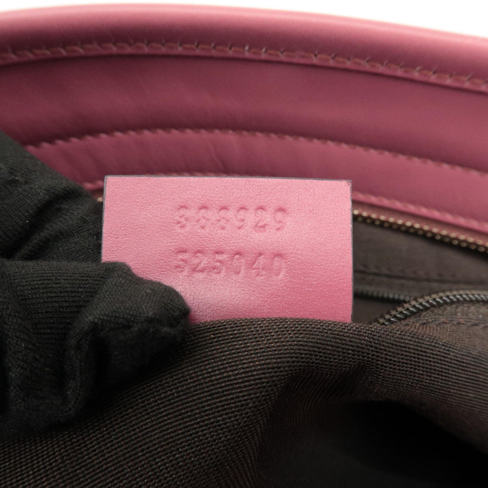 GUCCI GG Canvas Leather 2way Tote Bag Hand Bag Beige Pink 388929 Used