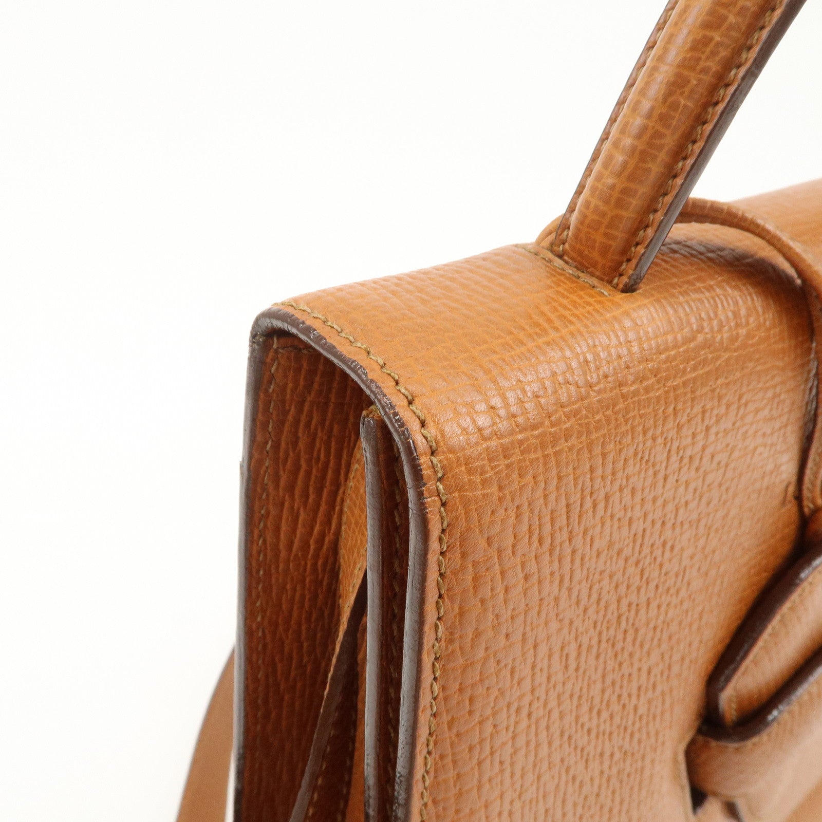 LOEWE Anagram Barcelona 2WAY Bag Shoulder Bag Hand Bag Brown