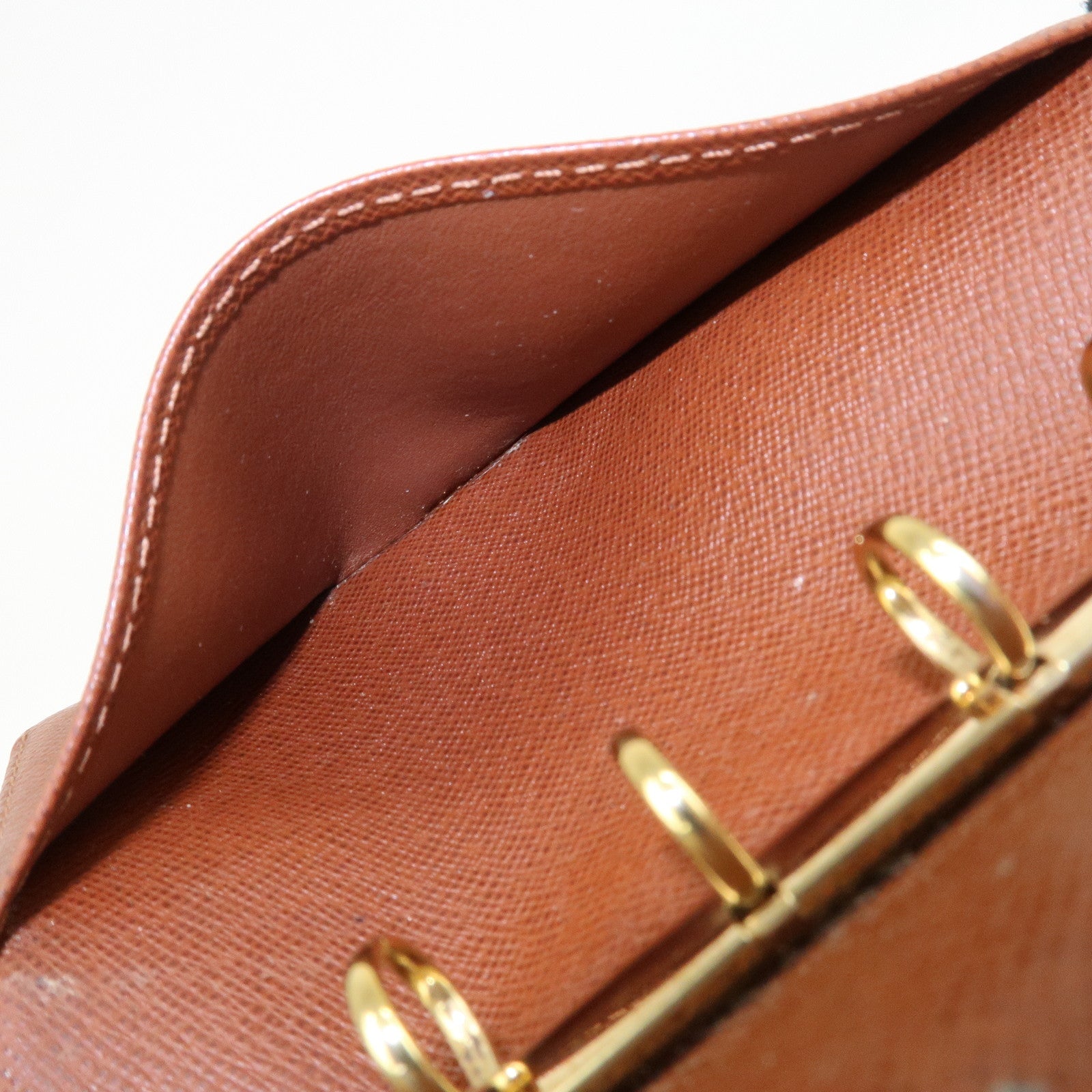 Louis Vuitton Monogram Agenda PM Planner Cover Brown R20005
