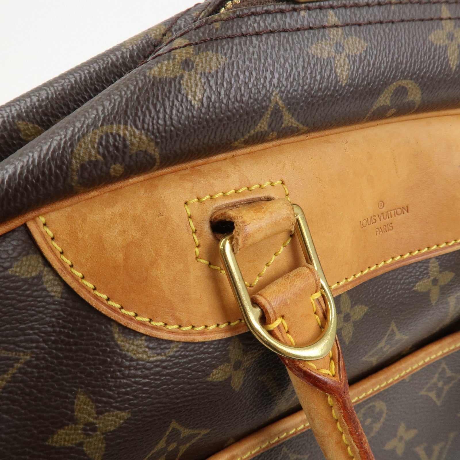 Louis Vuitton Monogram Canvas Deauville Hand Bag Brown M47270