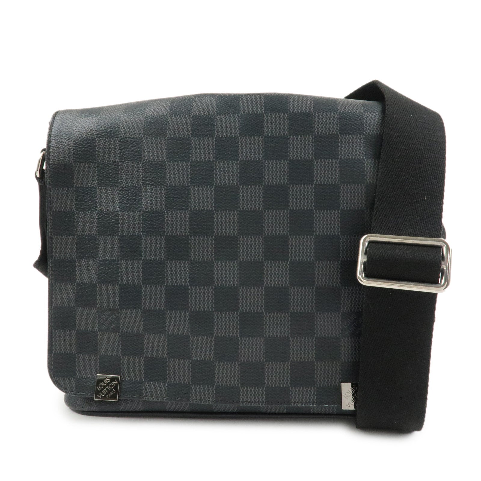 Louis Vuitton Damier Graphite District PM NM Crossbody Bag N41028