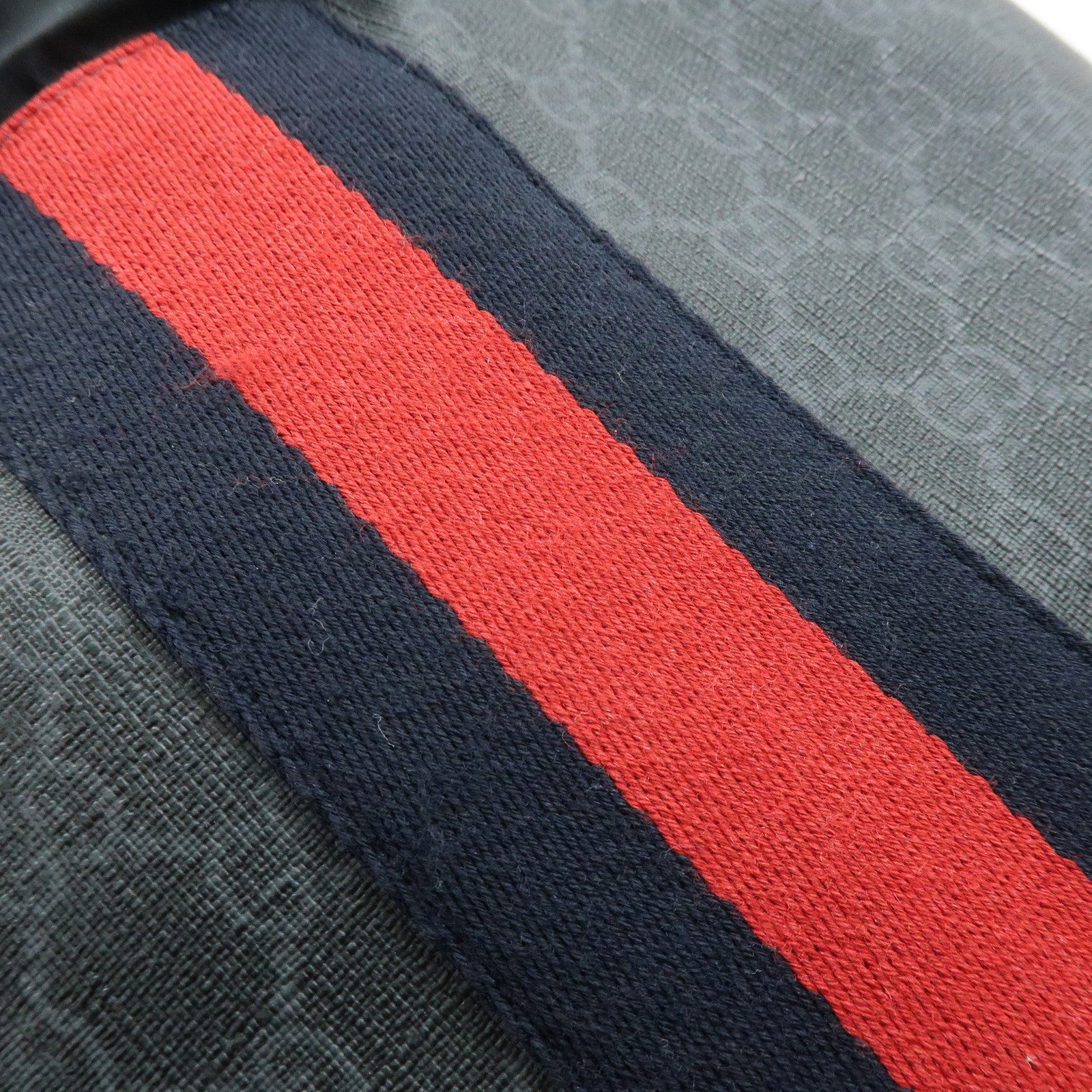 GUCCI Sherry GG Supreme Leather Backpack Rucksack Black 473872