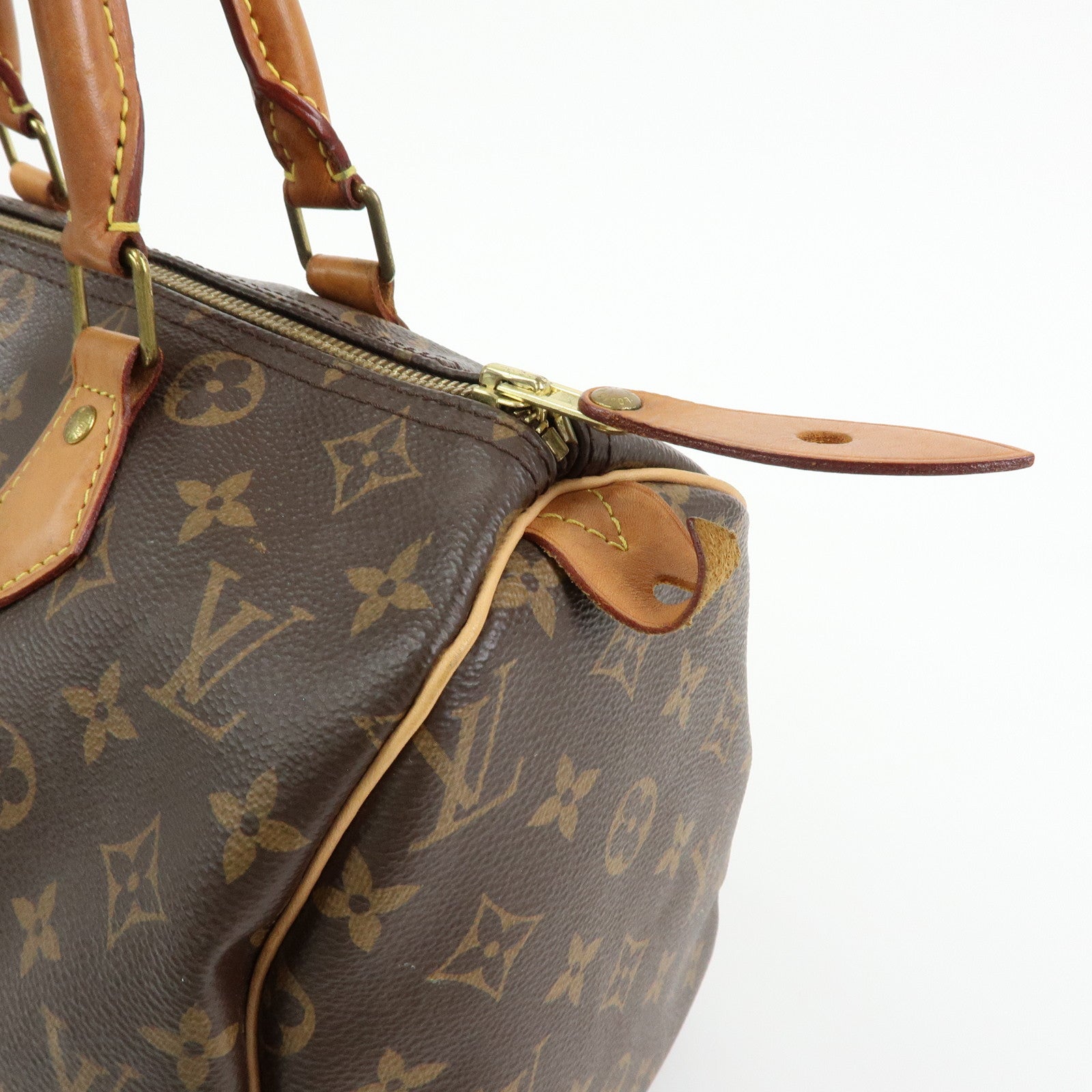 Louis Vuitton Monogram Speedy 30 Boston Bag Hand Bag Brown M41108
