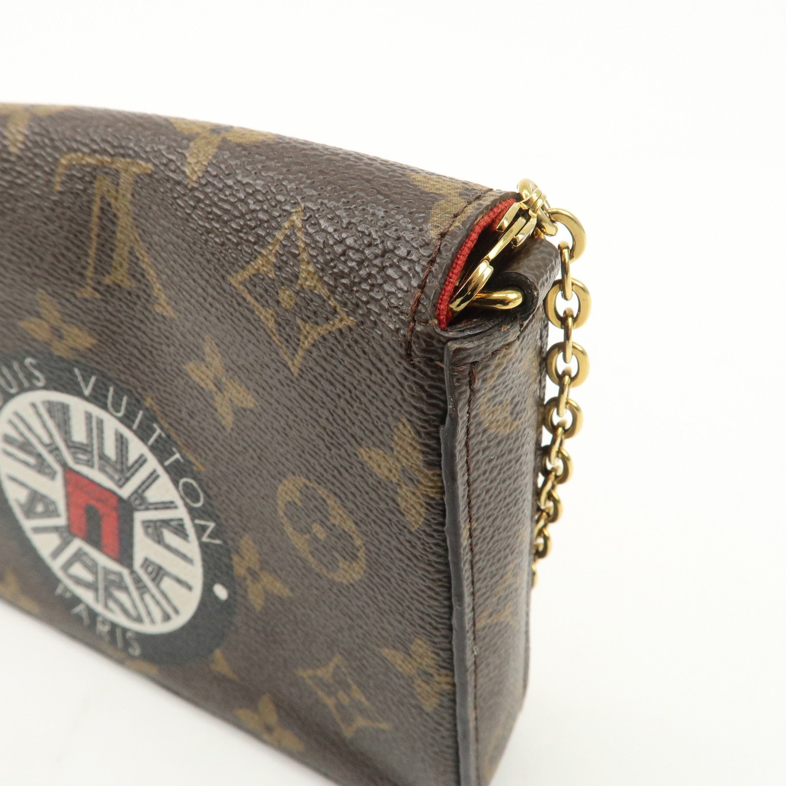 Louis Vuitton Monogram Pochette Felicie My World Tour Brown M62145