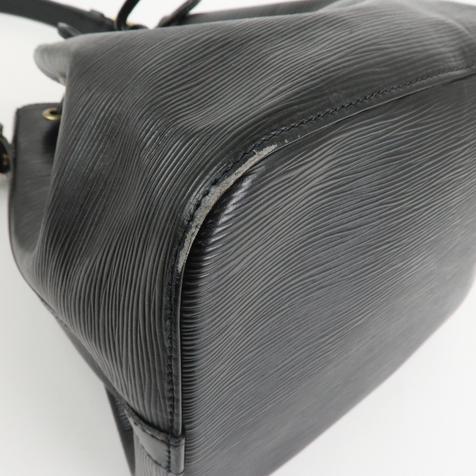 Louis Vuitton Epi Petit Noe Shoulder Bag Noir Black M59012 Used