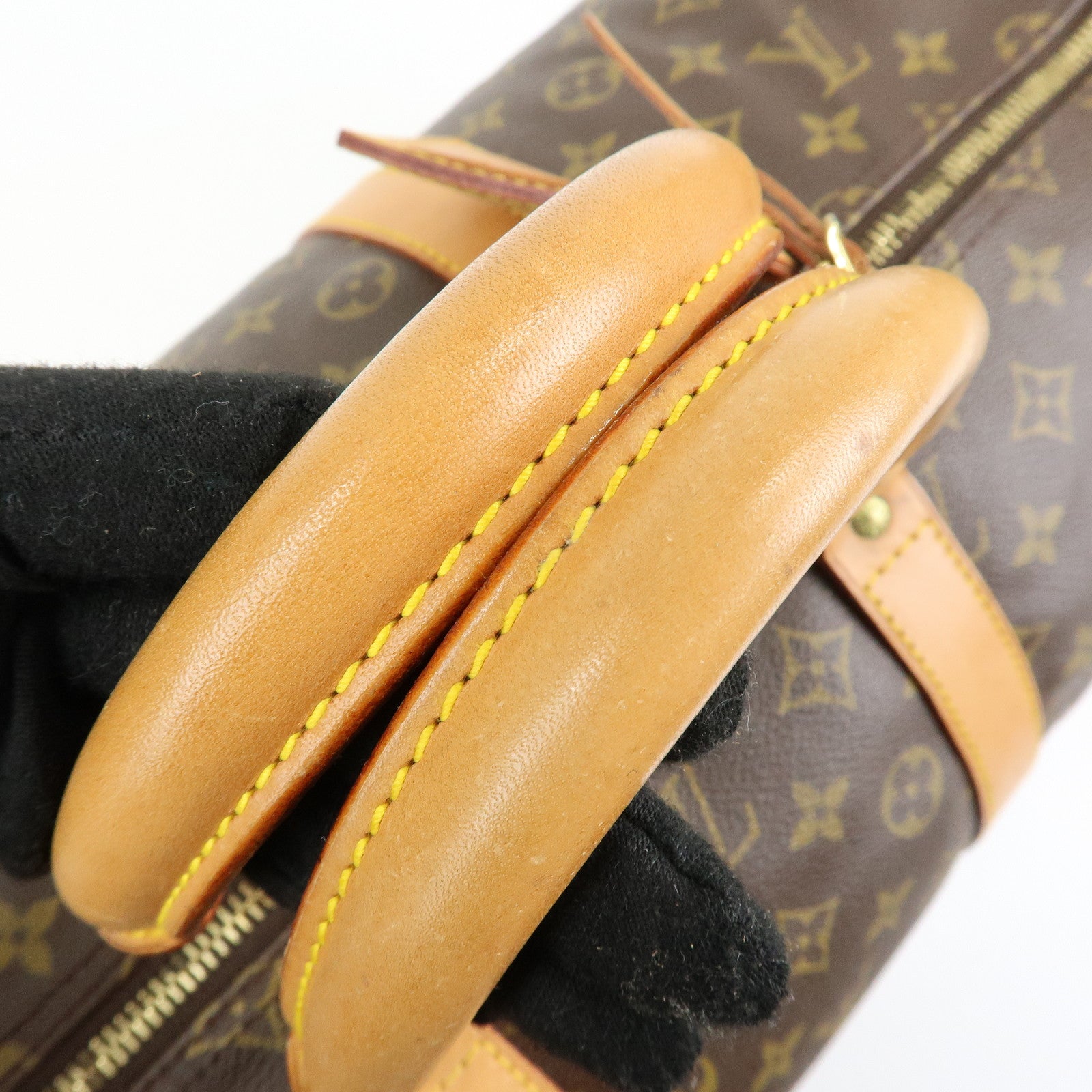 Louis Vuitton Monogram Keep All Bandouliere 55 Boston Bag M41414