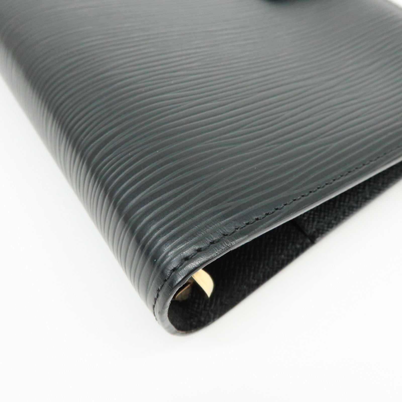 Louis Vuitton Epi Agenda MM Planner Cover Noir Black R20202