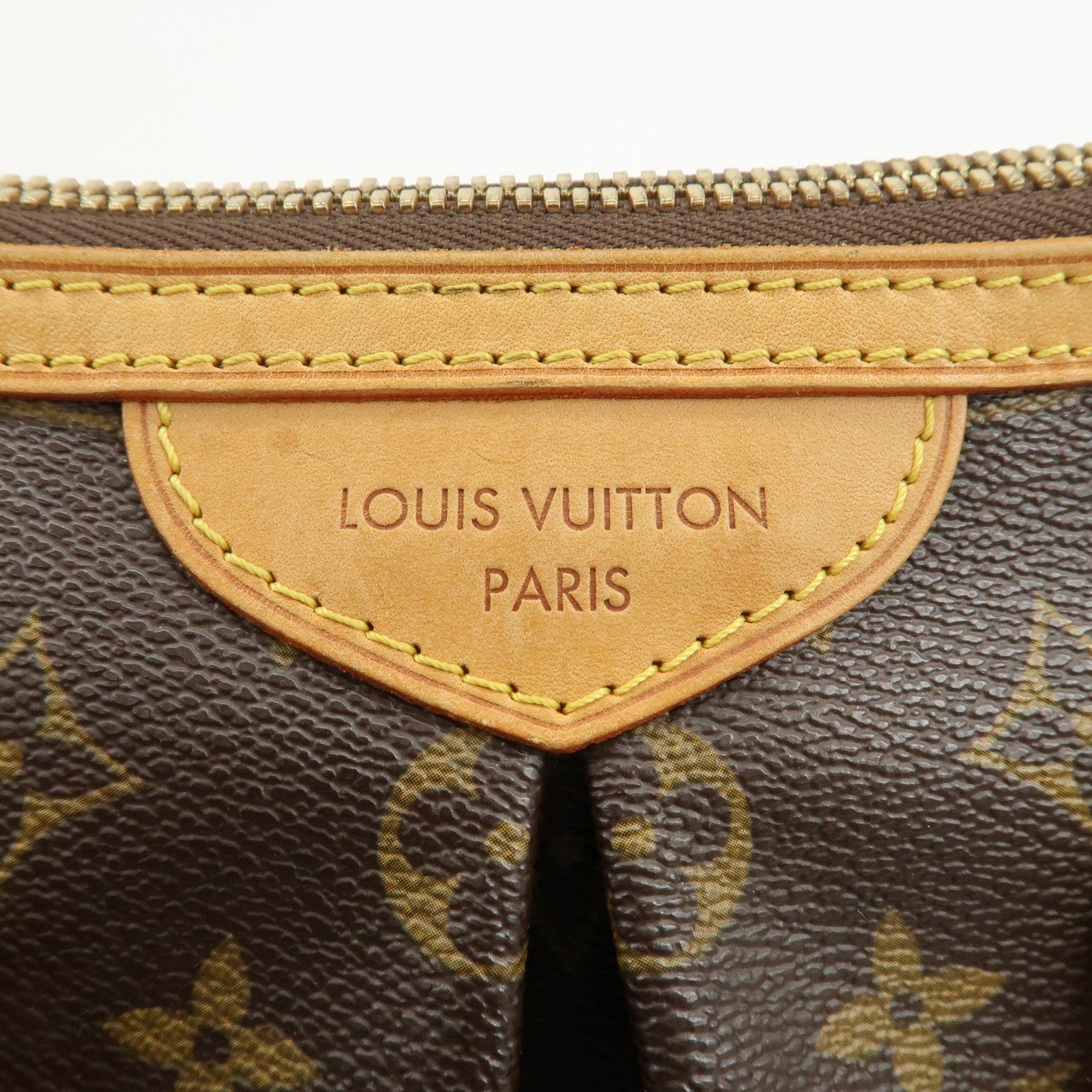Louis Vuitton Monogram Palermo PM 2Way Hand Bag Brown M40145