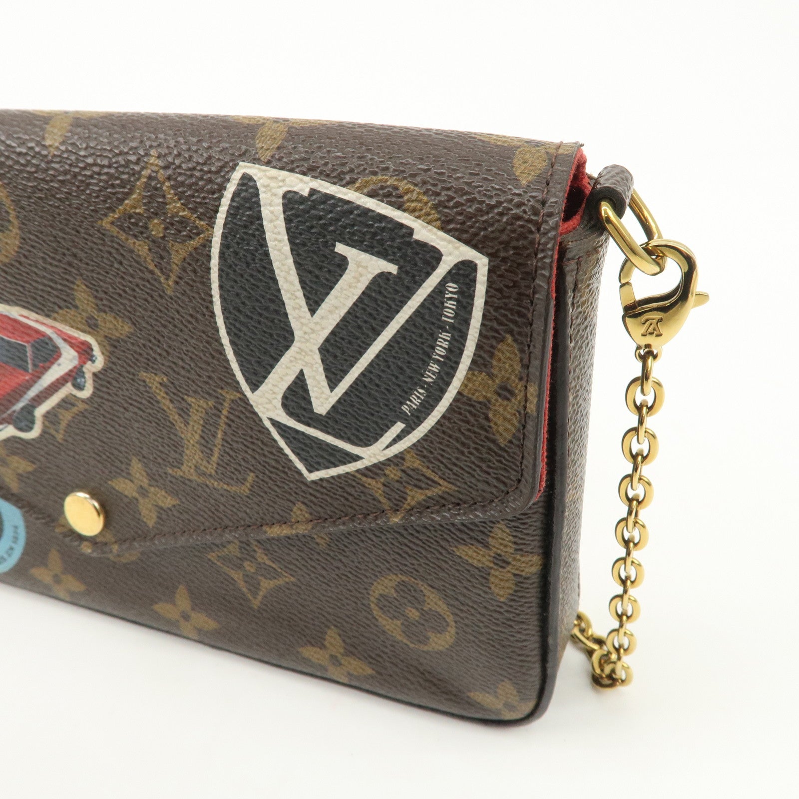 Louis Vuitton Monogram Pochette Felicie My World Tour Brown M62145