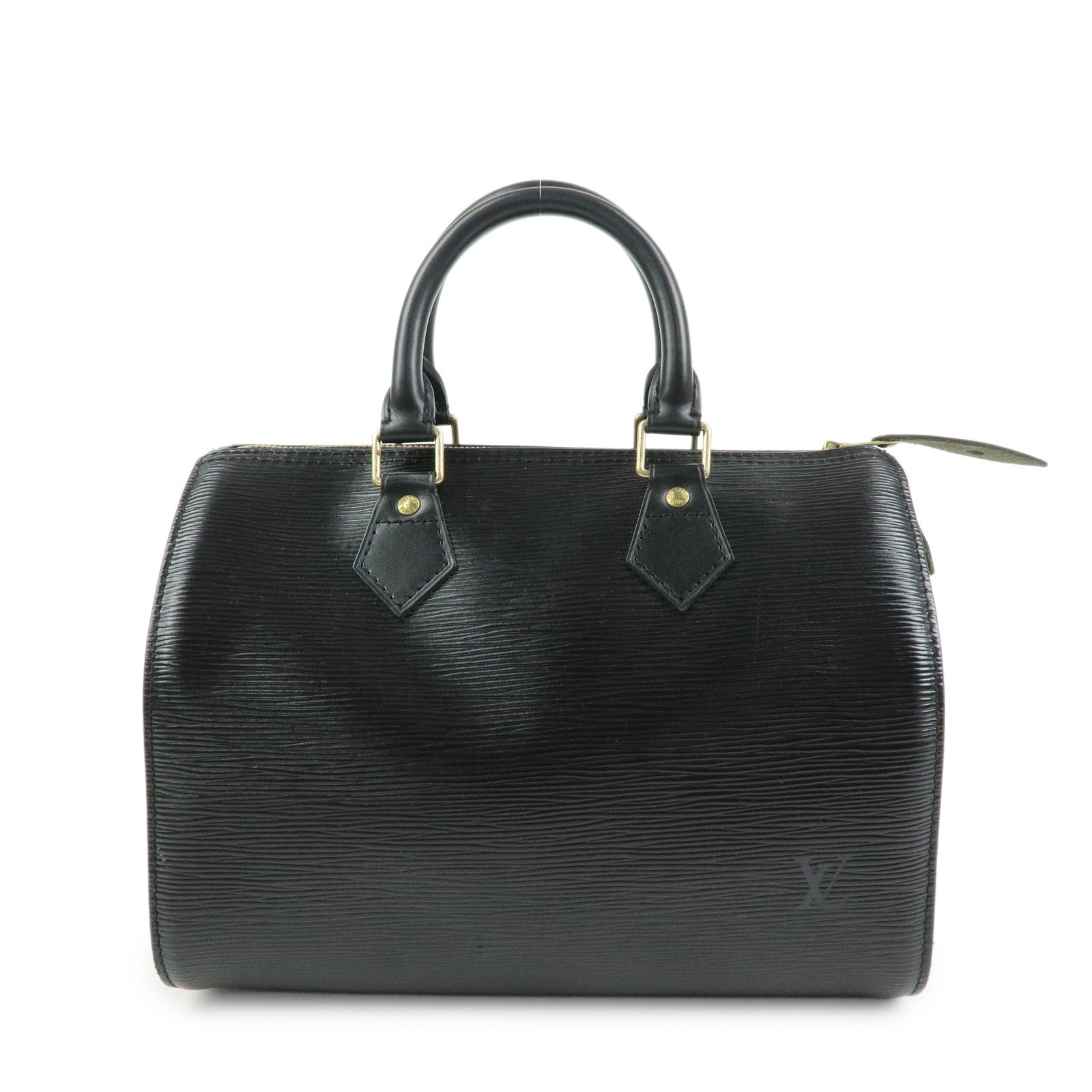 Louis Vuitton Epi Leather Speedy 25 Hand Bag Boston Bag Noir M59032