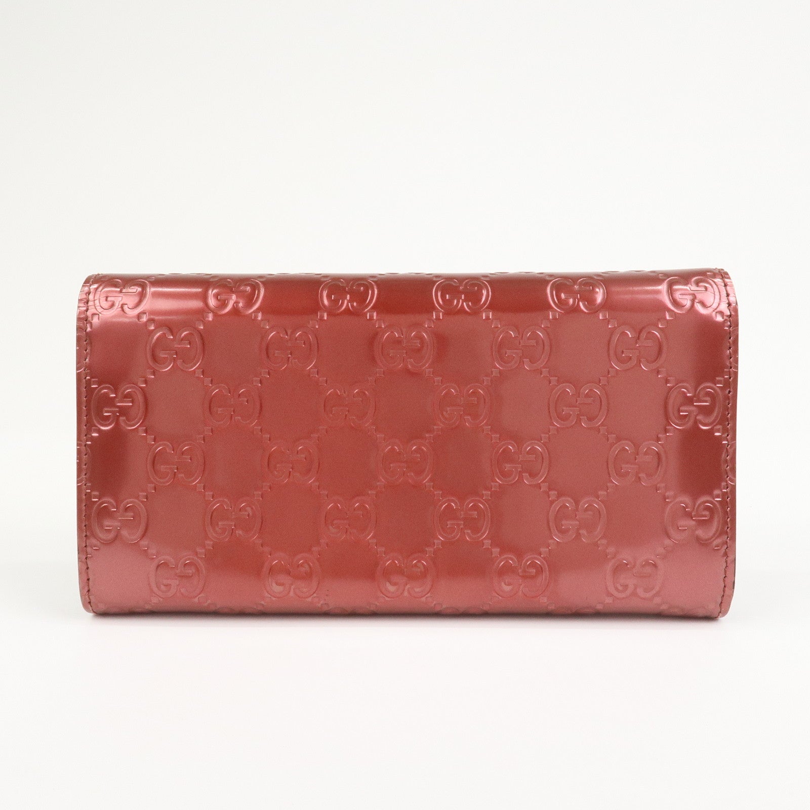 GUCCI Guccissima Interlocking G Lovely Heart Long Wallet 251861