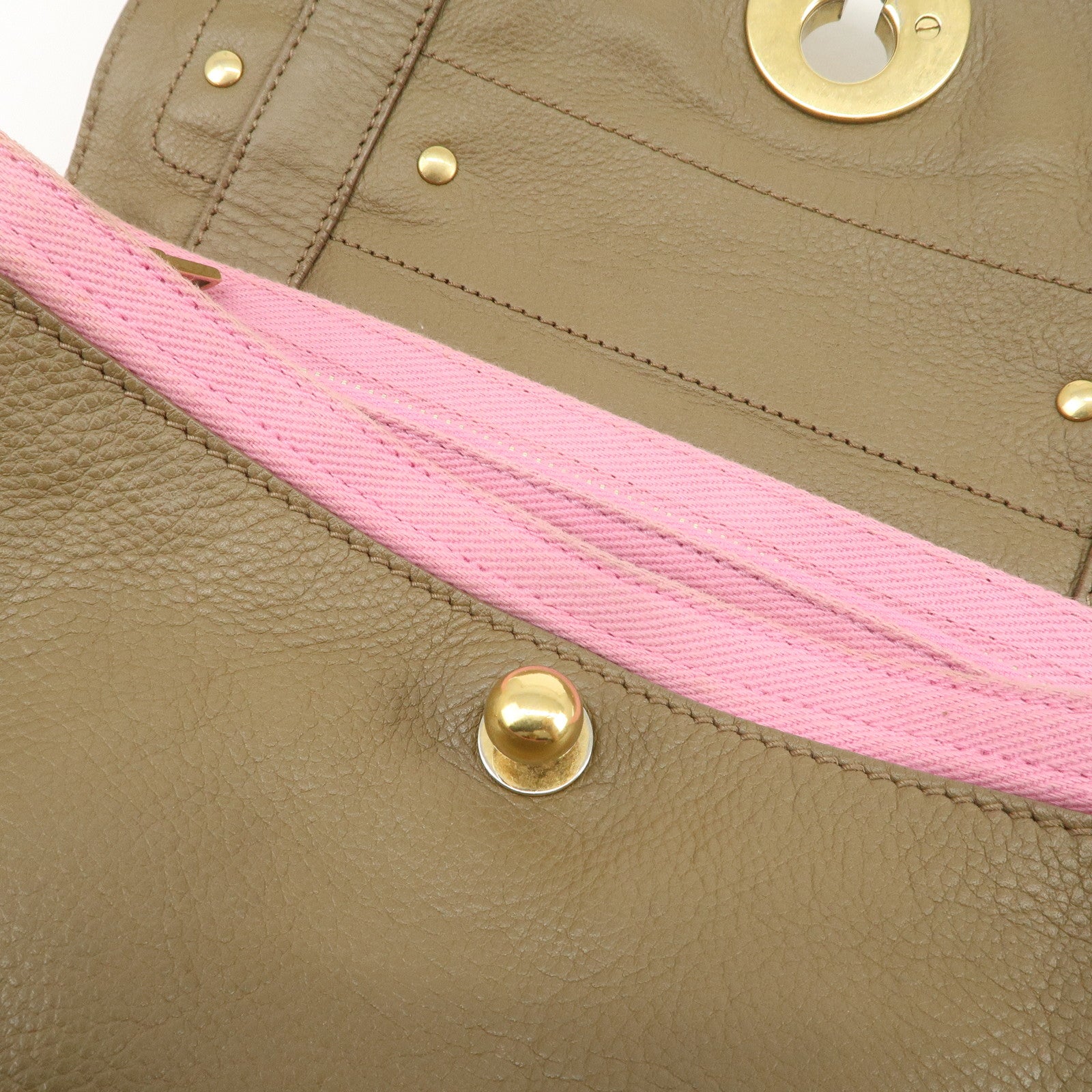 SAINT LAURENT PARIS Leather Muse Two 2Way Bag Hand Bag 368229