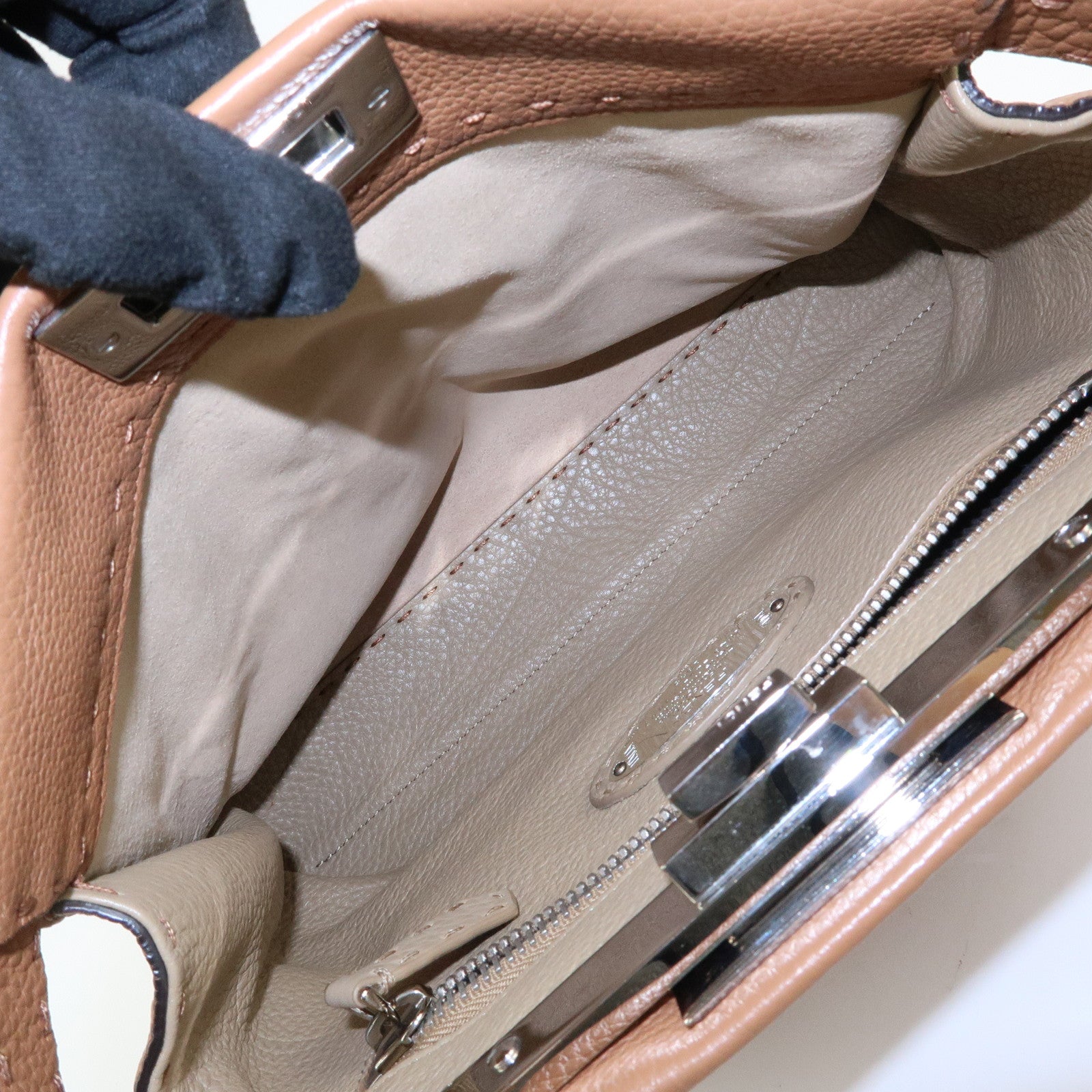 FENDI Peekaboo Celleria 2Way Bag Hand Bag Shoulder Bag 8BN290