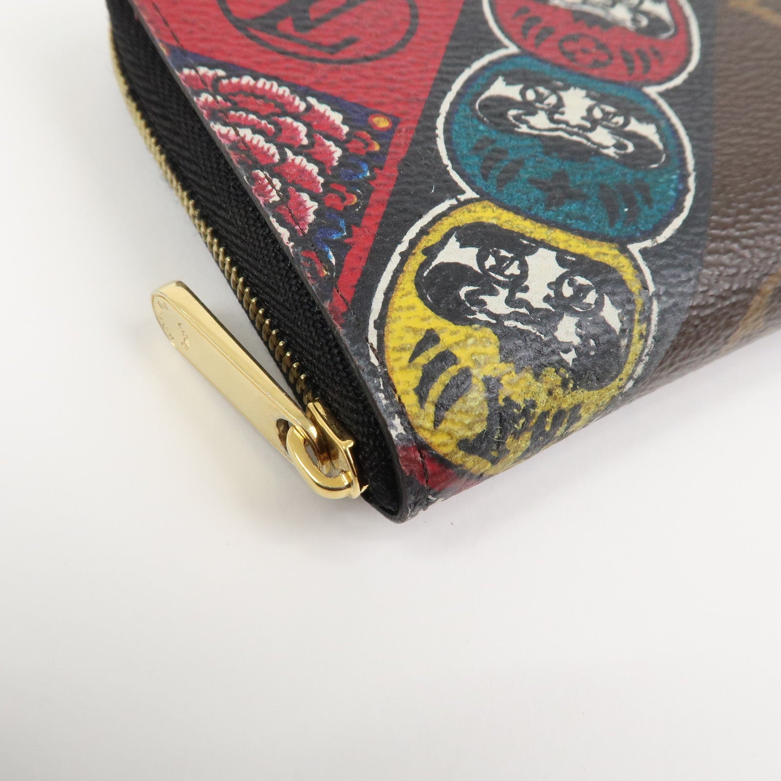 Louis Vuitton Monogram Zippy Round Coin Purse Kansai Yamamoto Brown M67250