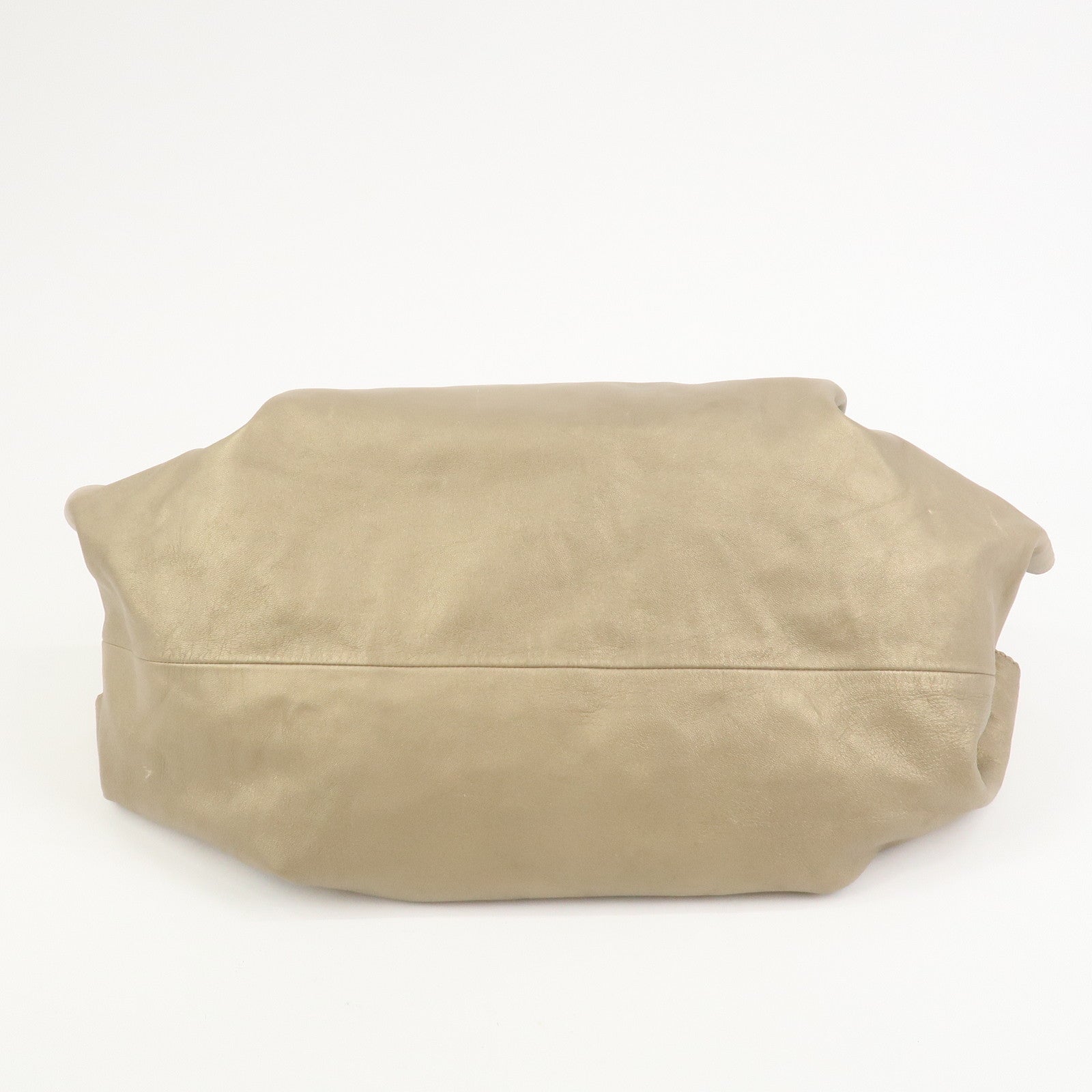 LOEWE Anagram Nappa Aire Leather Hand Bag Tote Bag Gold