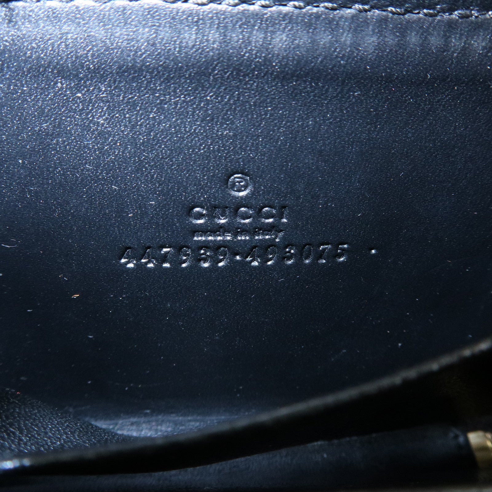 GUCCI Guccissima Leather Zip Around Coin Case Card Holder 447939