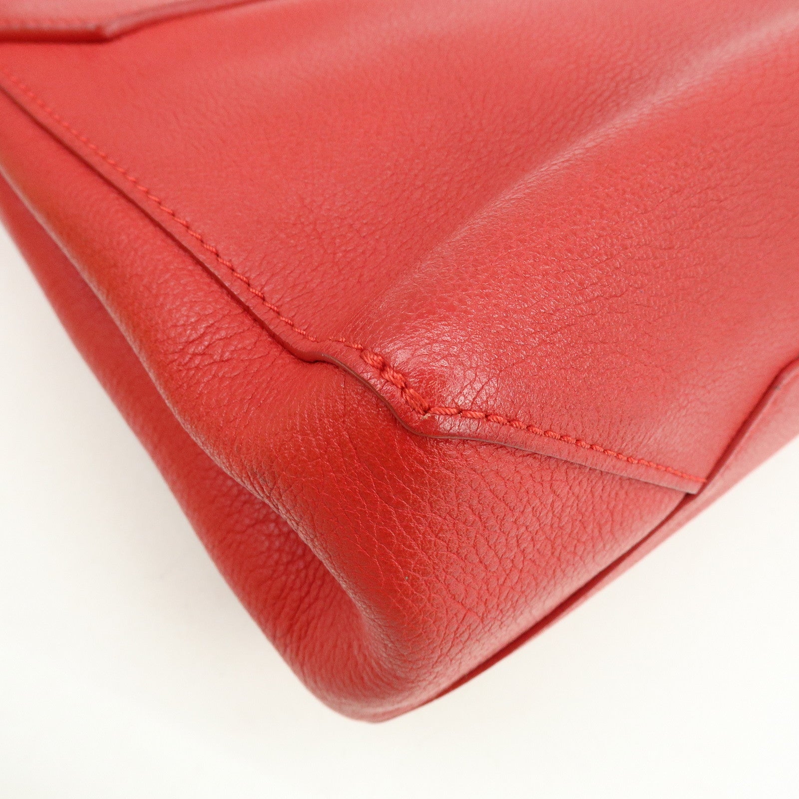 Louis Vuitton Lockme II Leather 2Way Shoulder Hand Bag Red M50363