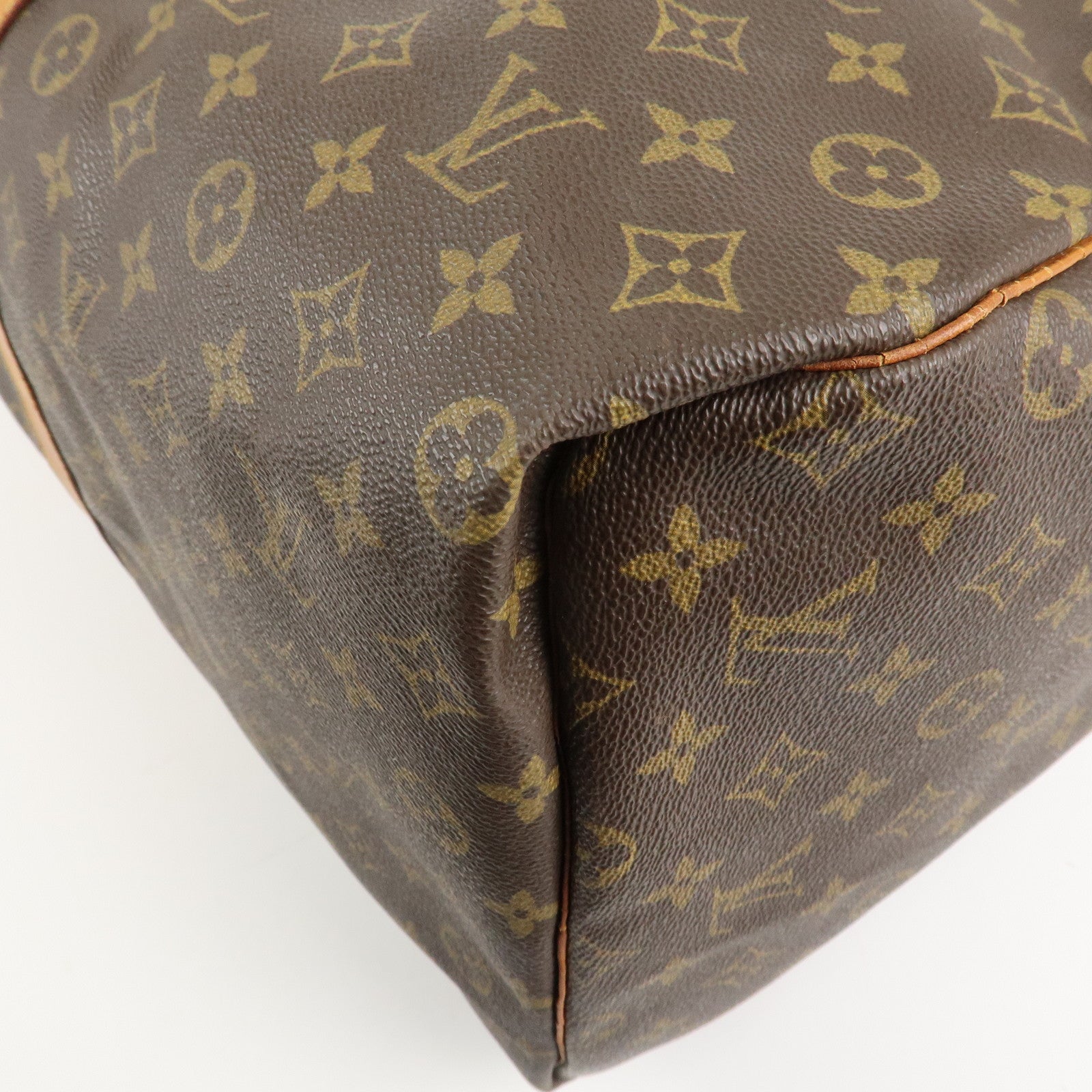 Louis Vuitton Monogram Keep All 60 Boston Bag Brown M41422 Used