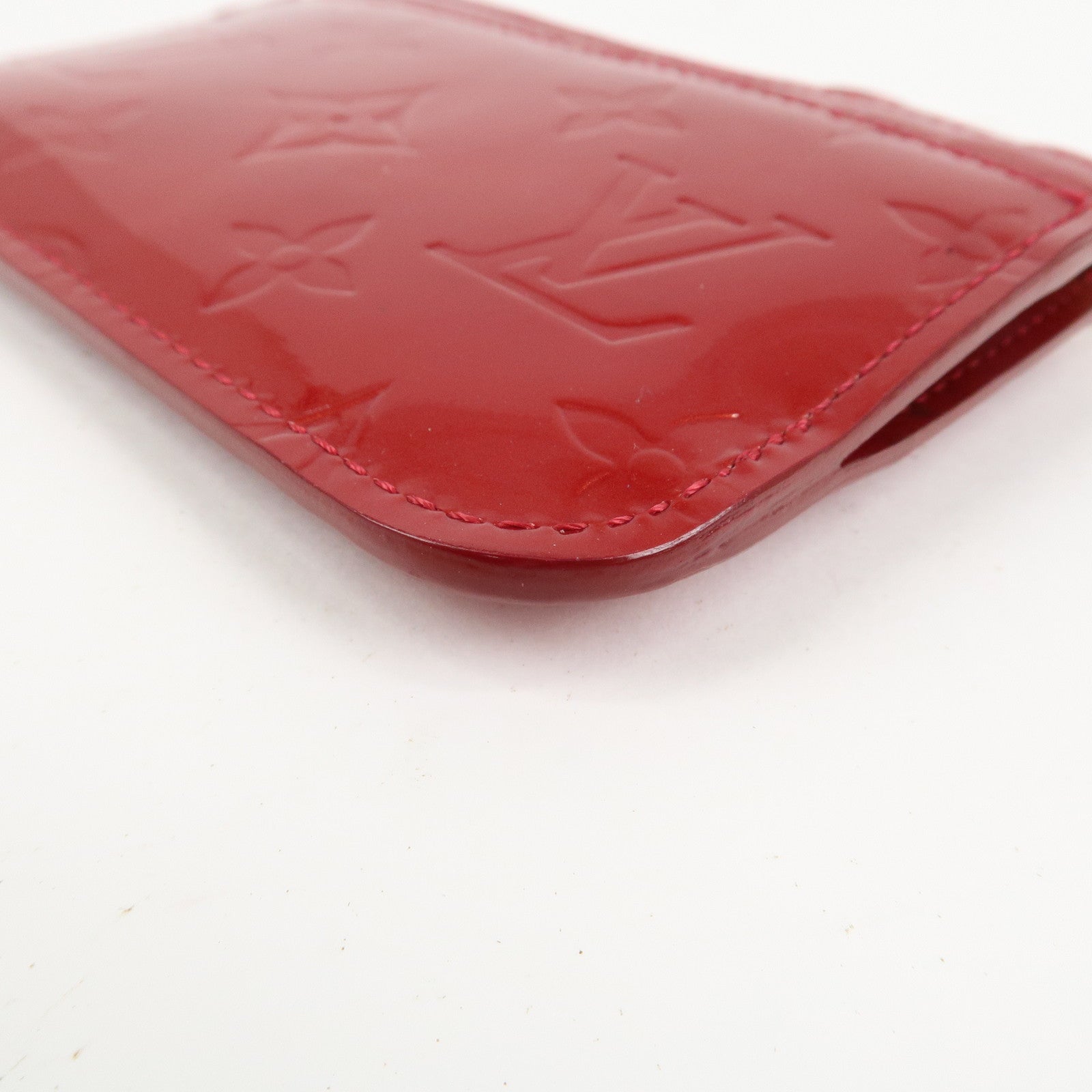 Louis Vuitton Monogram Vernis Pochette Cles NM Cerise M90214