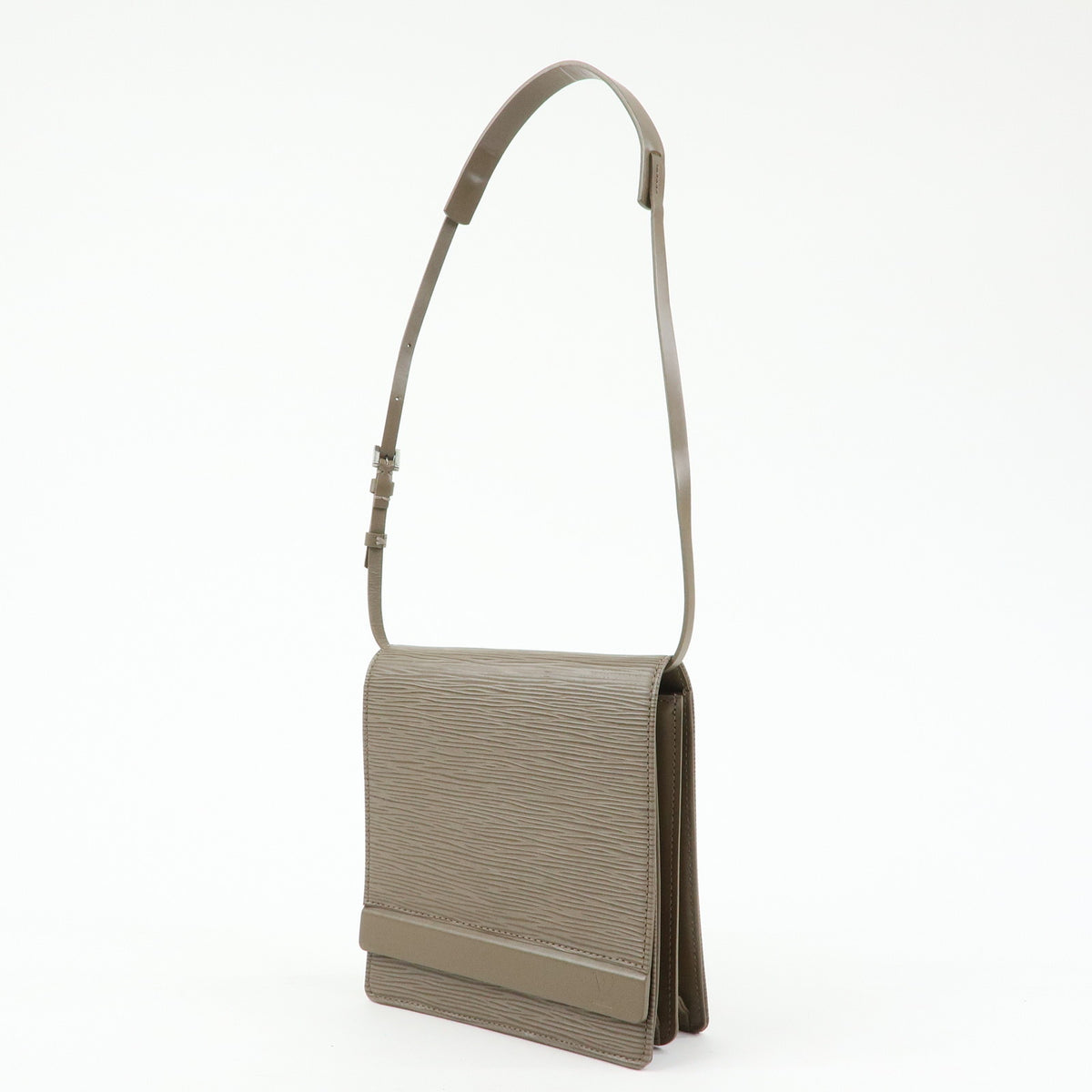 Louis Vuitton Epi Leather Biarritz PM Shoulder Bag Pepper M5293B
