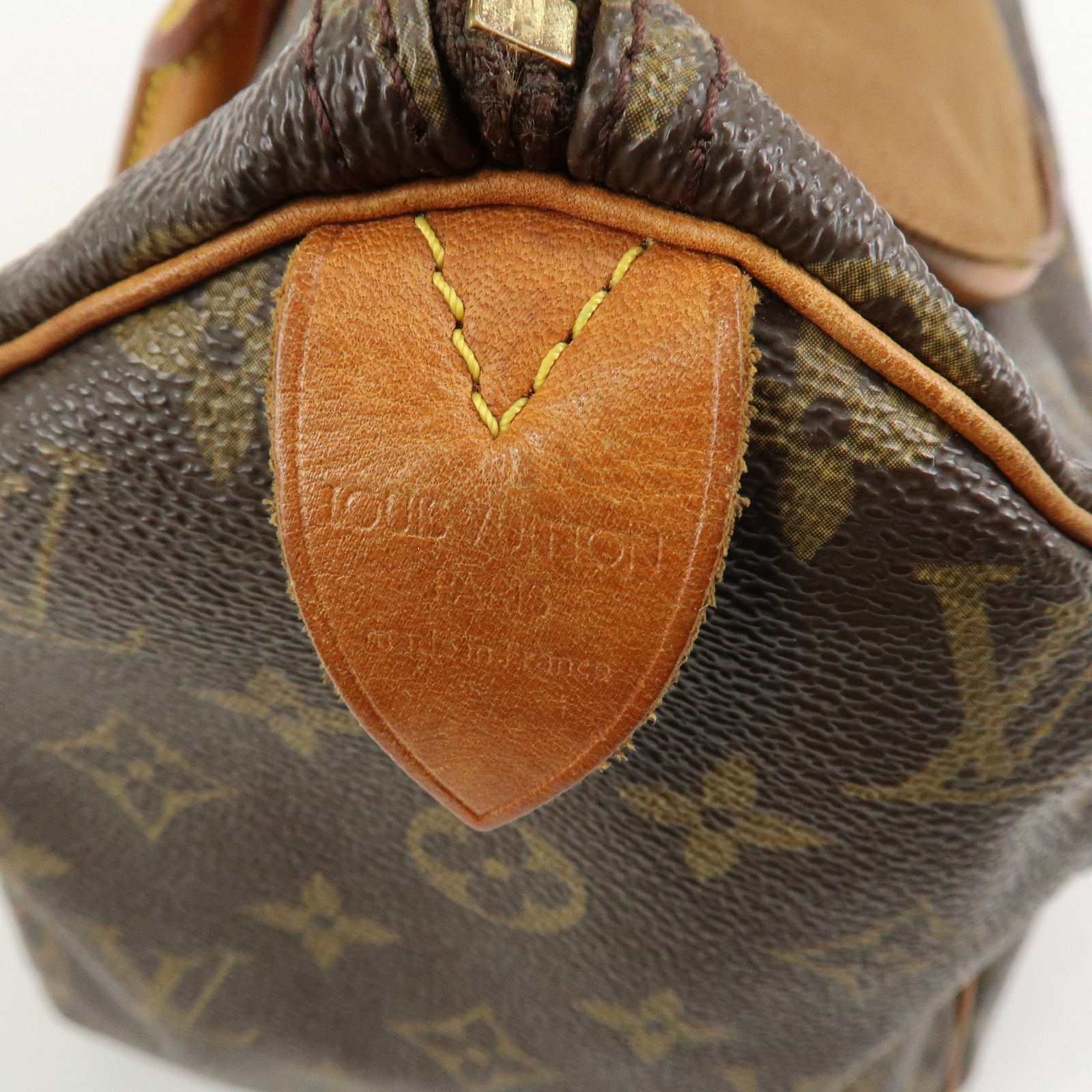 Louis Vuitton Monogram Speedy 30 Boston Bag Hand Bag Brown M41526