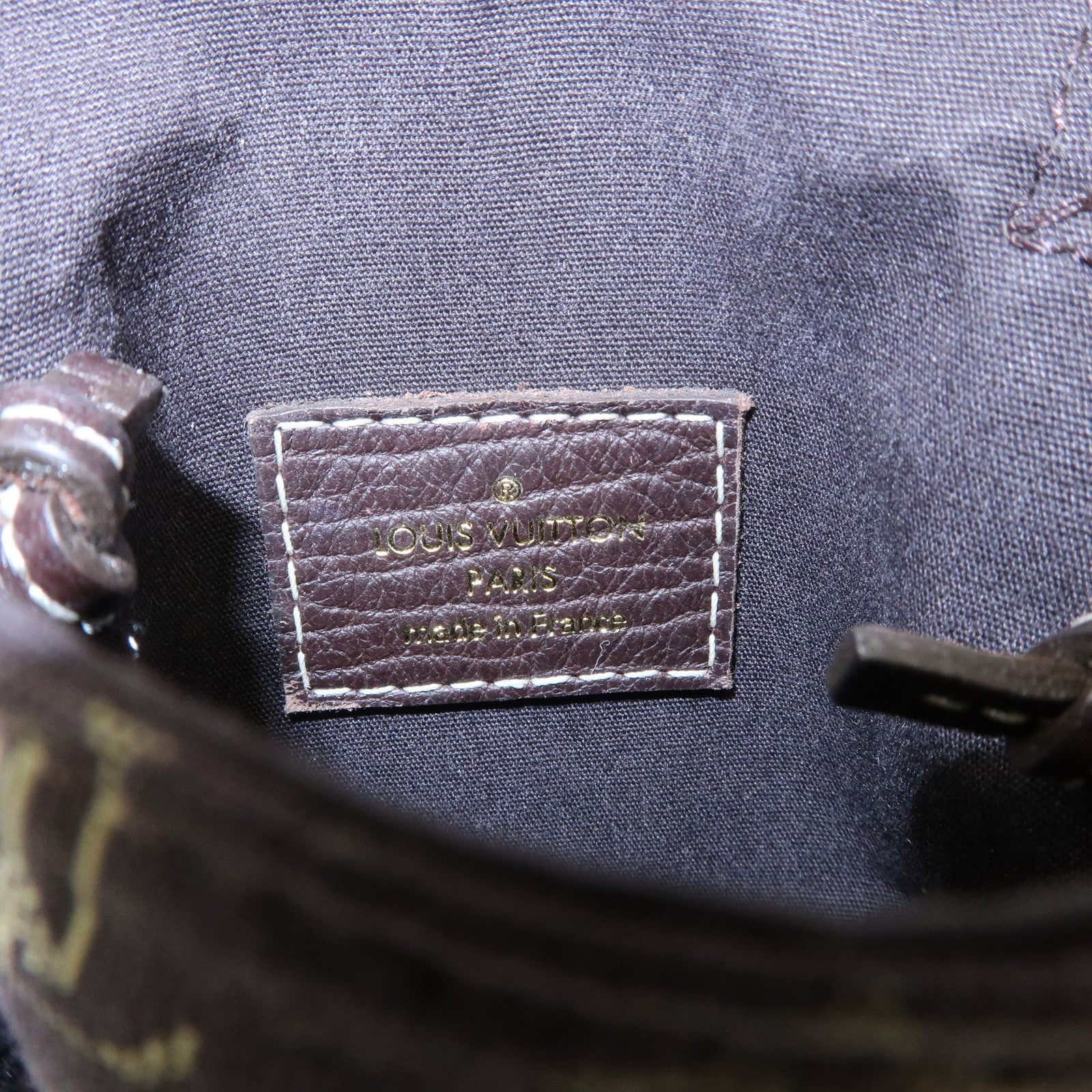 Louis Vuitton Monogram Mini Lin Pochette Cancun Ebene M95313