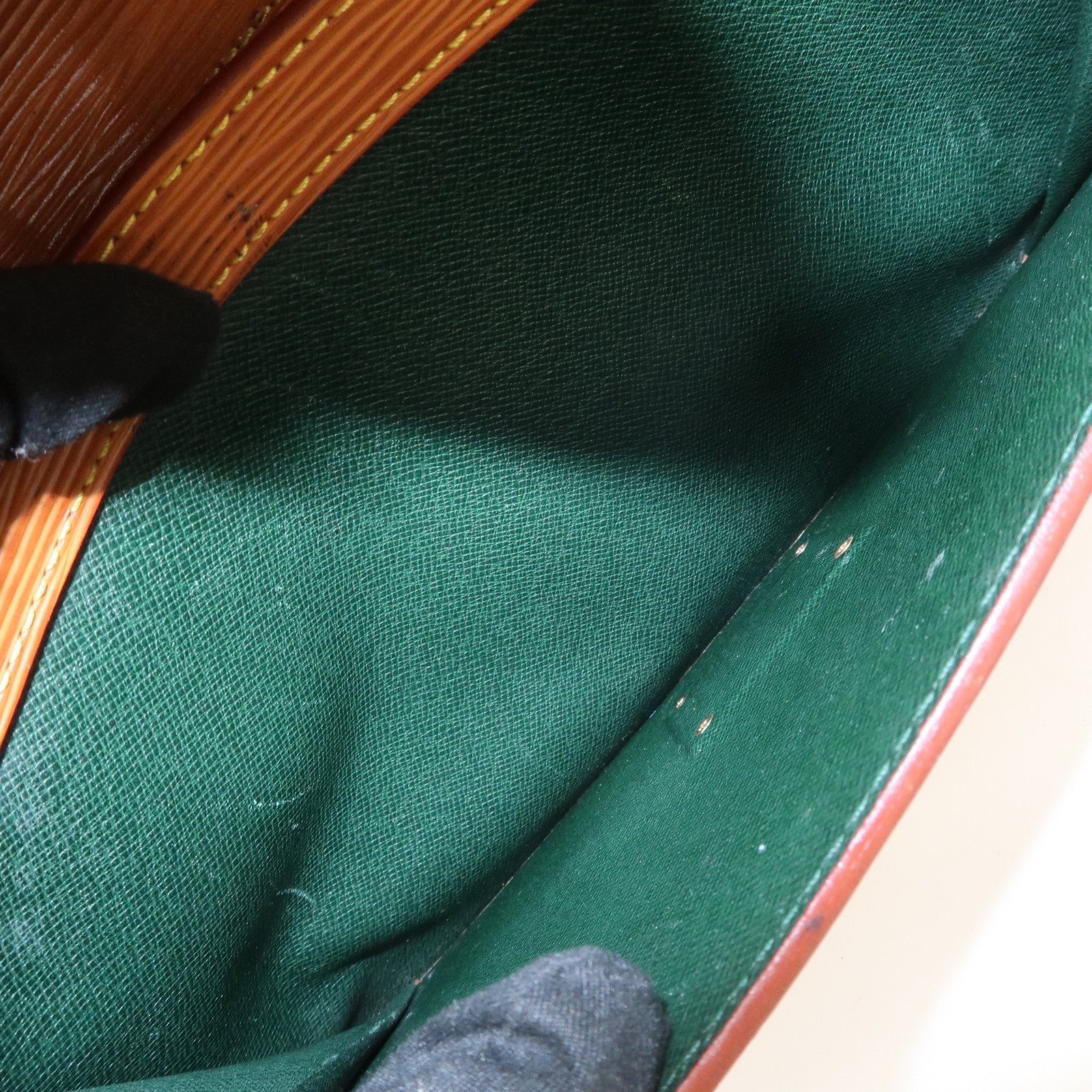 Louis Vuitton Epi Sellier Dragonne Clutch Bag Kenya Brown M52618