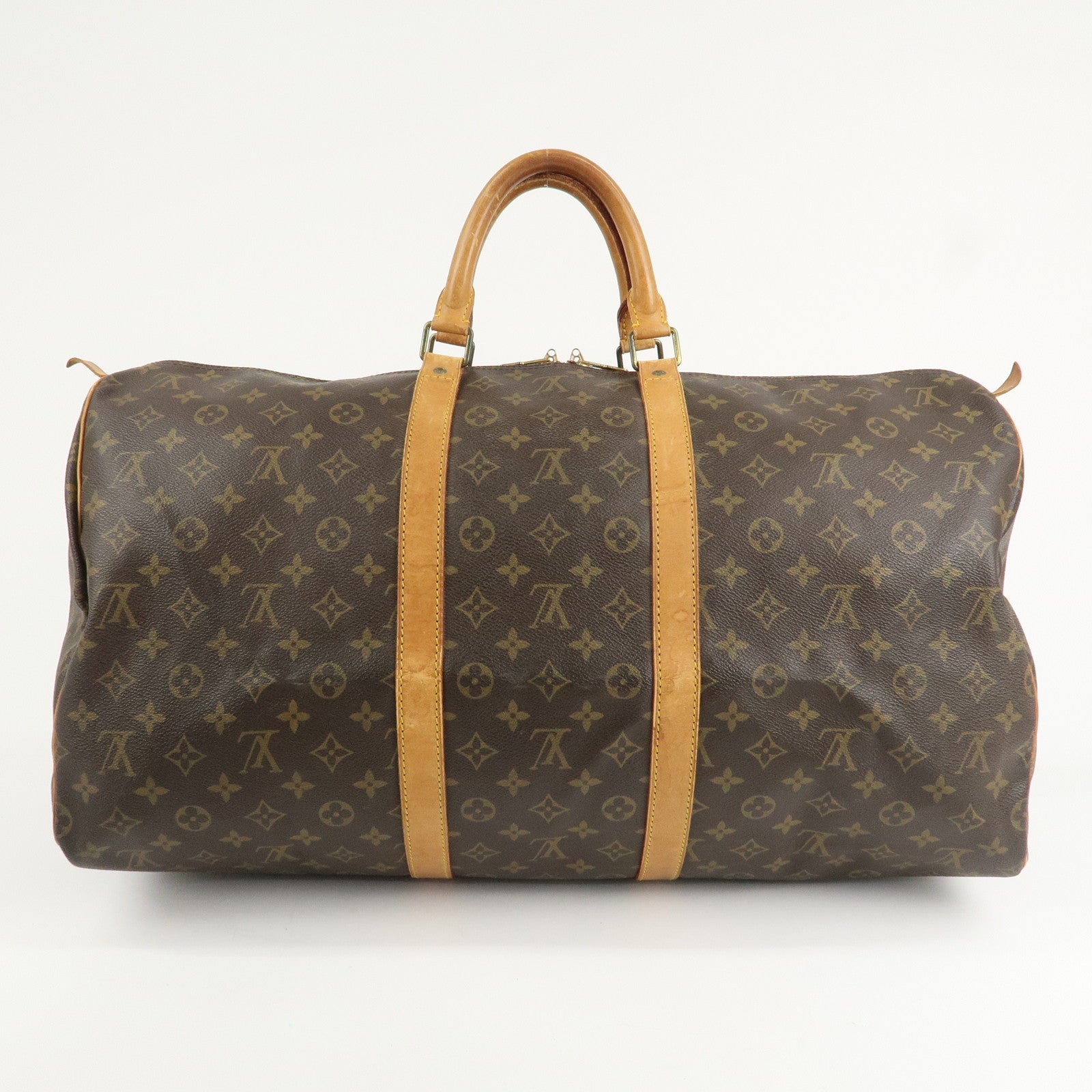 Louis Vuitton Monogram Keep All 55 Boston Bag Travel Bag M41424