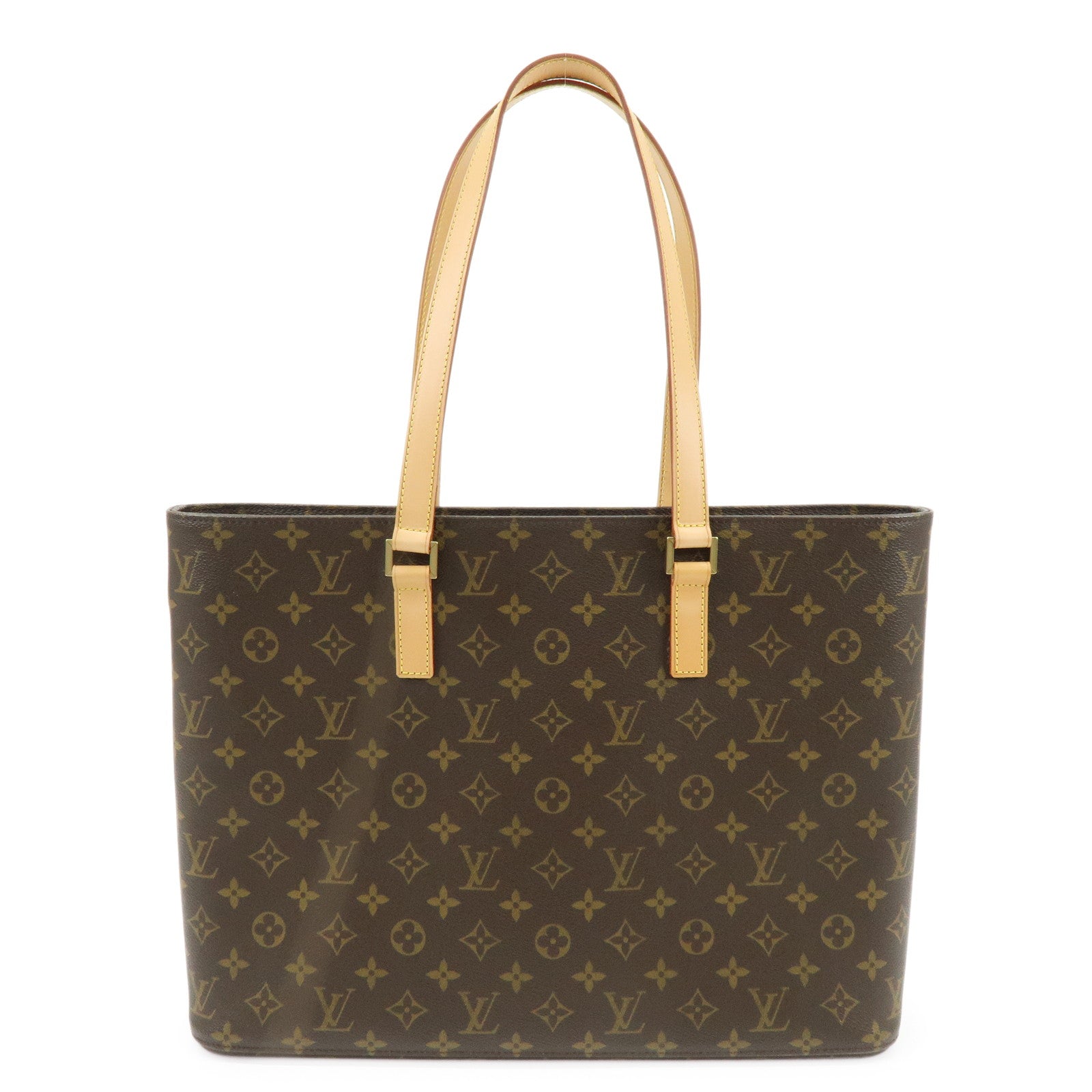 Louis Vuitton Monogram Luco Tote Bag Shoulder Bag Brown M51155