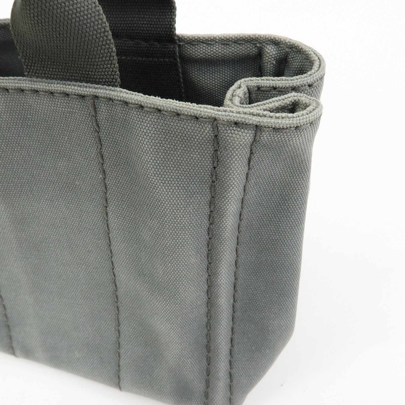 PRADA Canapa Mini Triangle Logo 2Way Bag Hand Shoulder Bag B2439G