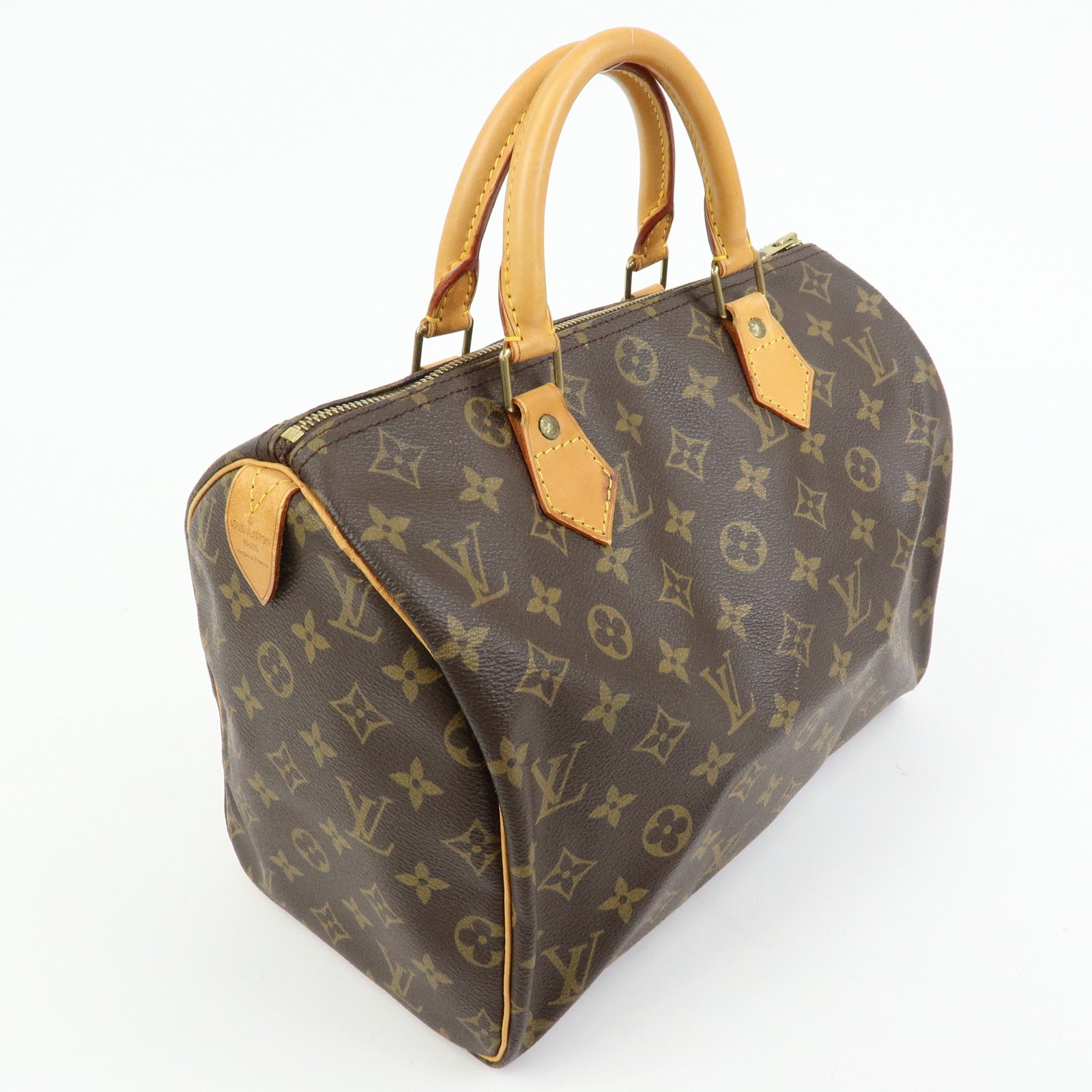Louis Vuitton Monogram Speedy 30 Boston Bag Hand Bag Brown M41526