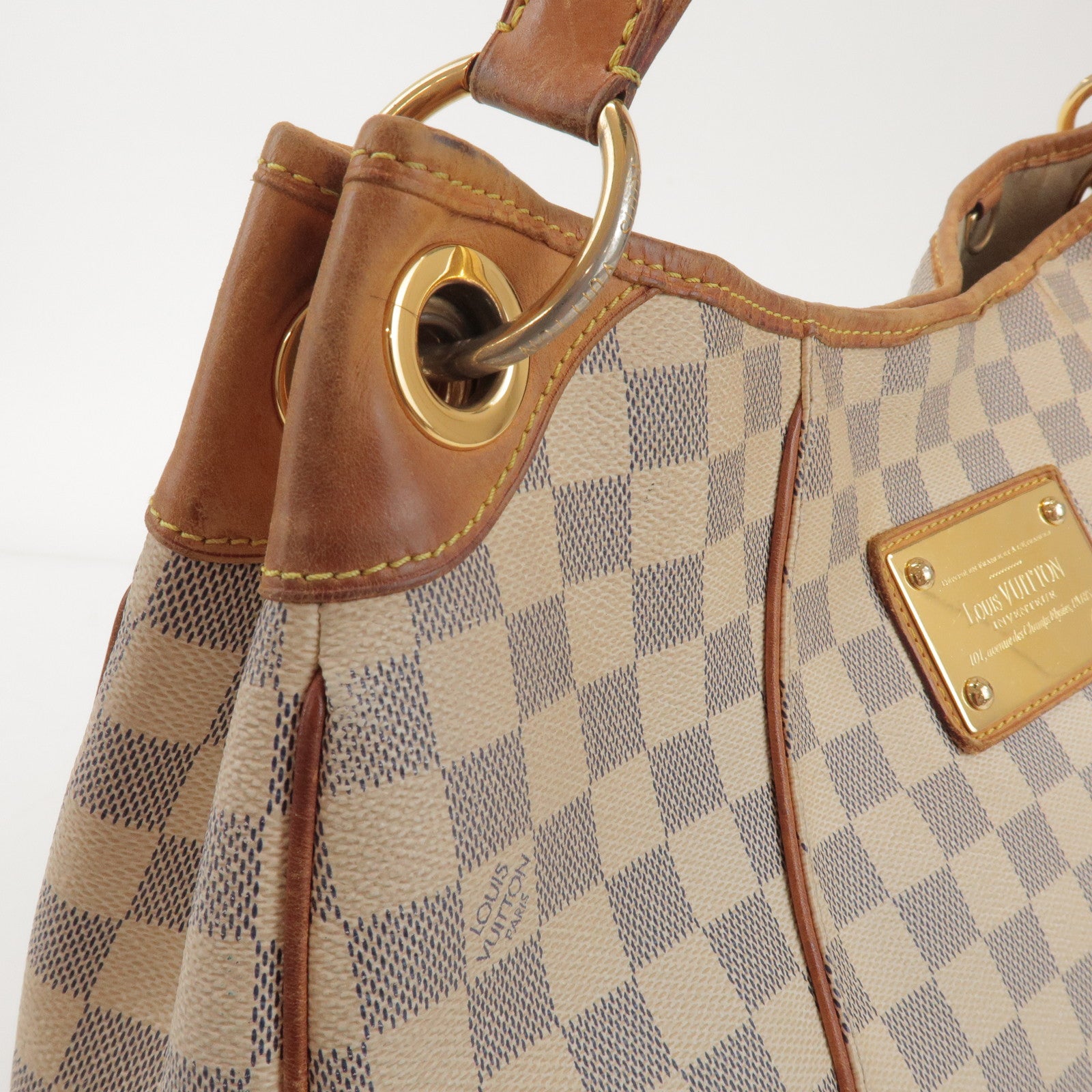 Louis Vuitton Damier Azur Canvas Galliera PM Shoulder Bag N55215