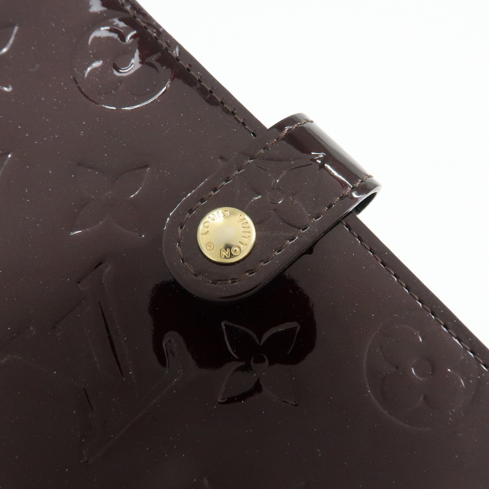 Louis Vuitton Monogram Vernis Leather Agenda PM Amarante R21026