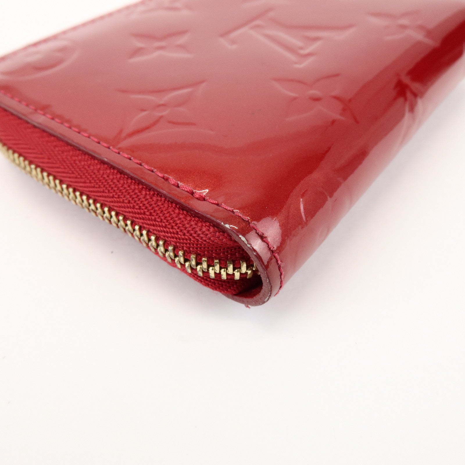Louis Vuitton Monogram Vernis Leather Zippy Coin Case Pomme d'Amour