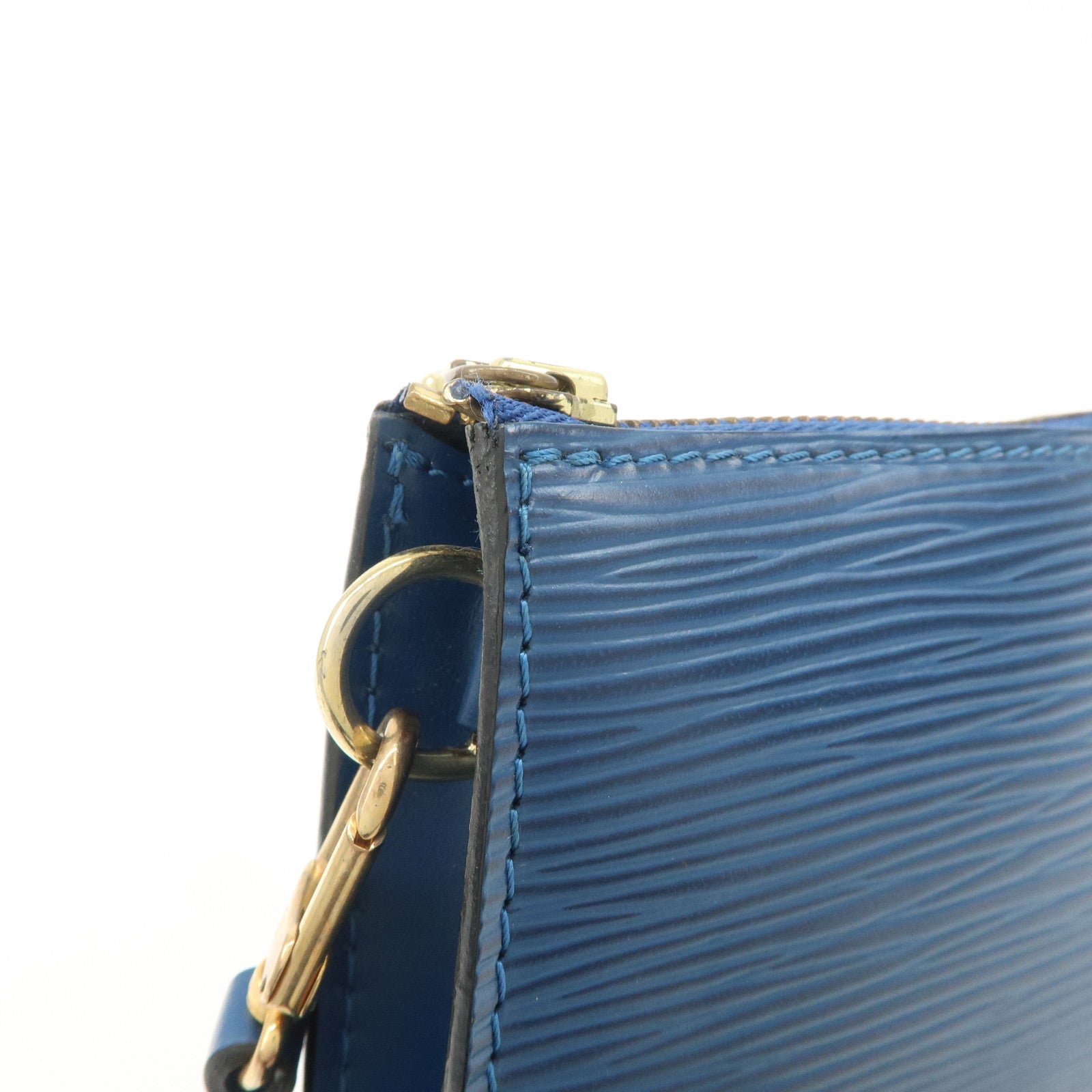 Louis Vuitton Epi Pochette Accessoires Pouch Toledo Blue M52945