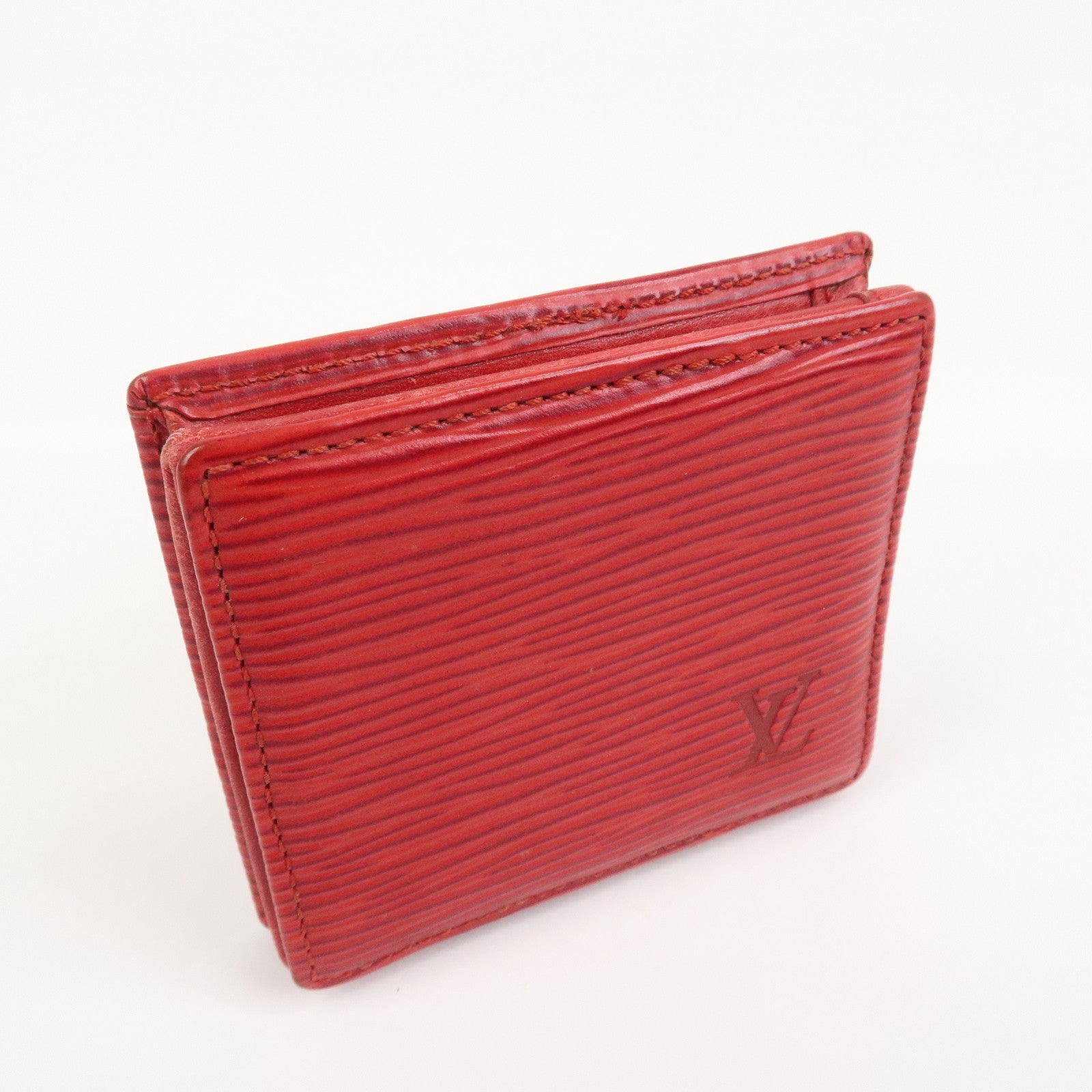 Louis Vuitton Epi Leather Porte Monnaie Boite Castilian Red M63697