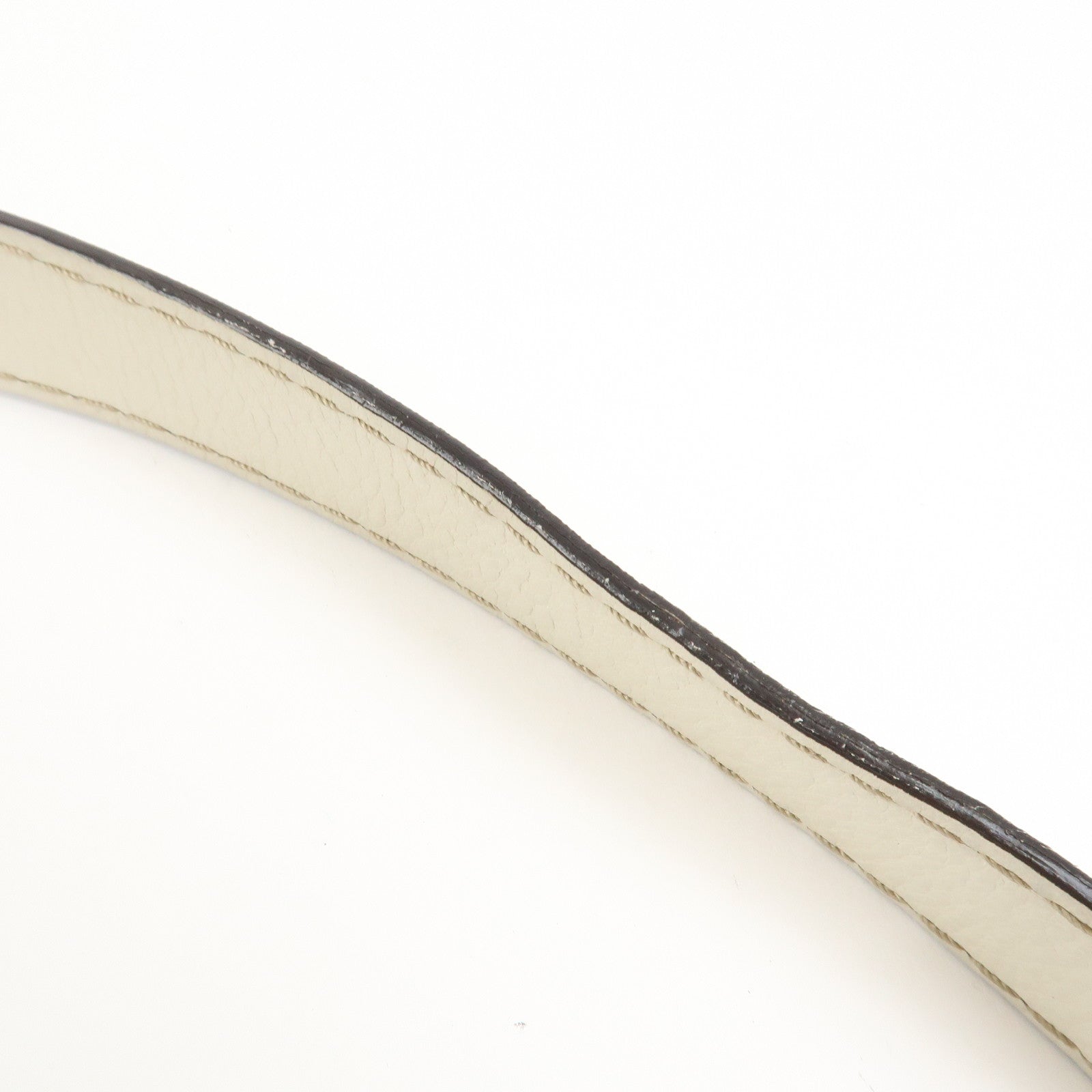 GUCCI GG Canvas Leather Shoulder Bag Brown Ivory 211810