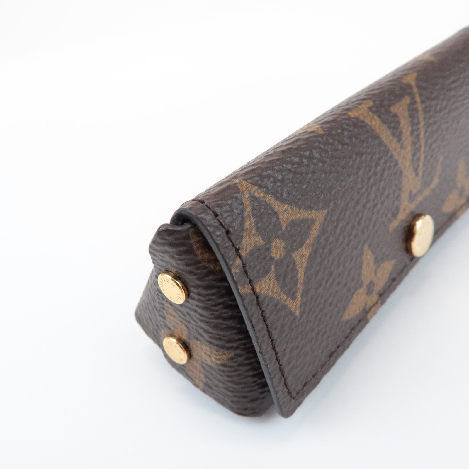 Louis Vuitton Monogram Pochette Rivette Lip Case Fushia M61473