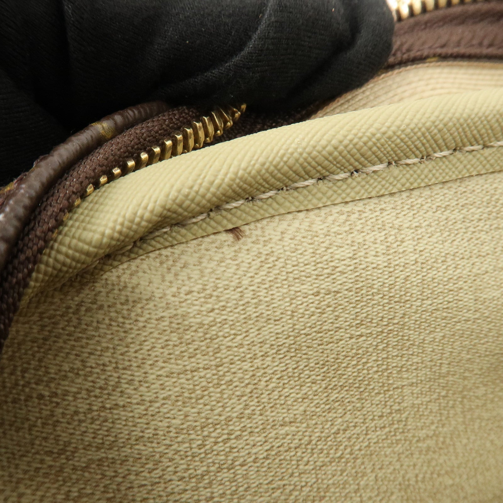 Louis Vuitton Monogram Trueville Hand Bag Brown M42228 Used