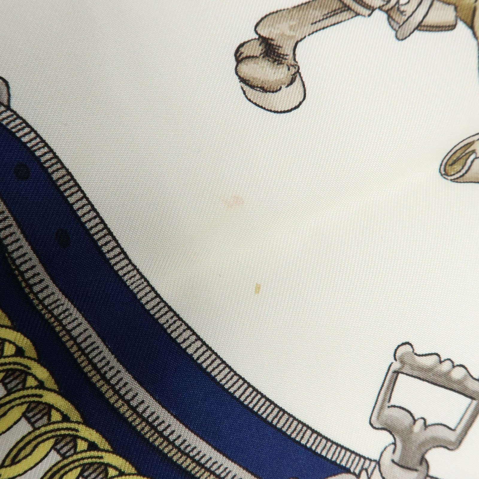 HERMES Carre 90 Set of 2 Silk 100% Scarf REPRISE MORS&FILETS